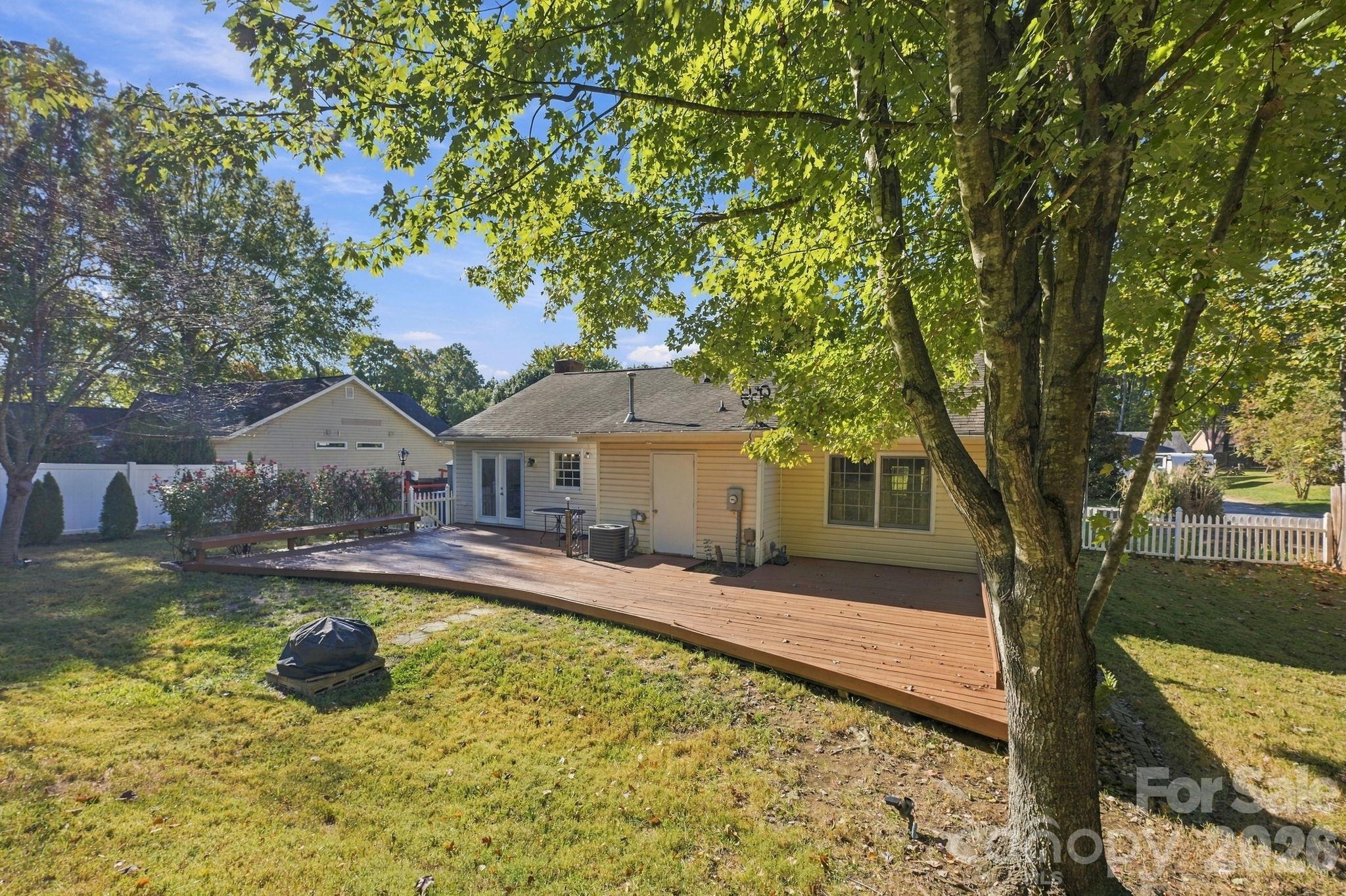 Deck, Fenced Back Yard, and Utility/Storage Room - 12807 Levins Hall Road, Huntersville