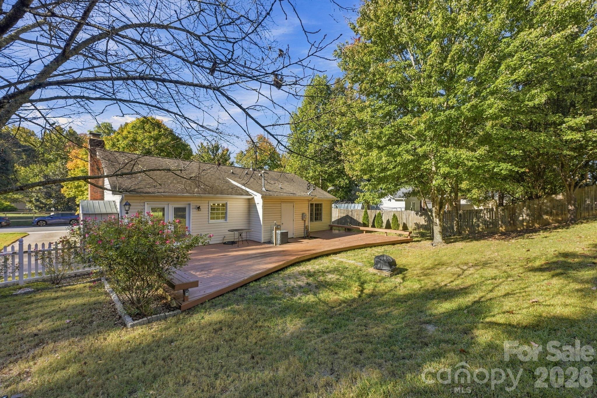 Beautiful Landscaping in the Back Yard - 12807 Levins Hall Road, Huntersville