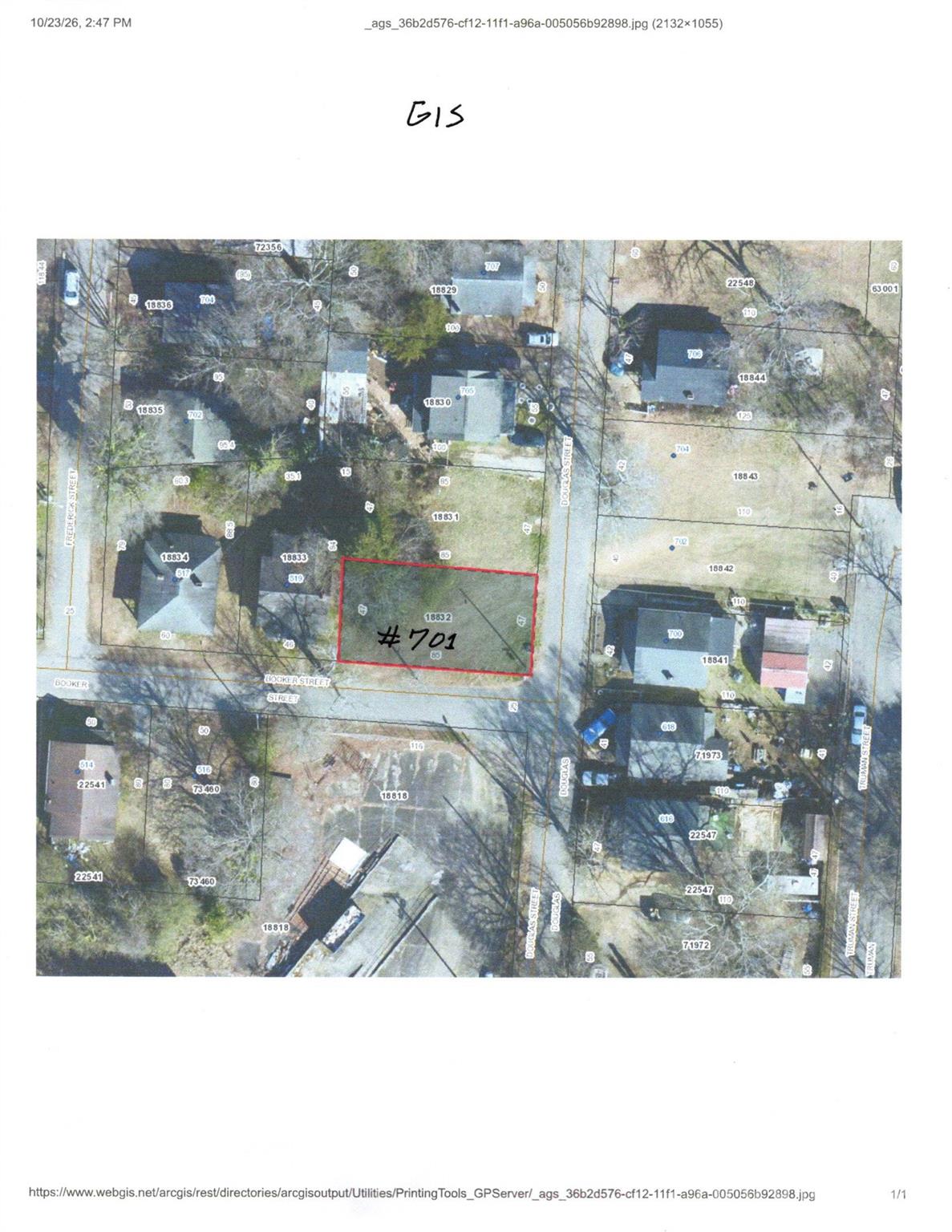 AERIAL PHOTO 701 - 701,702,703,704 Douglas Street, Shelby