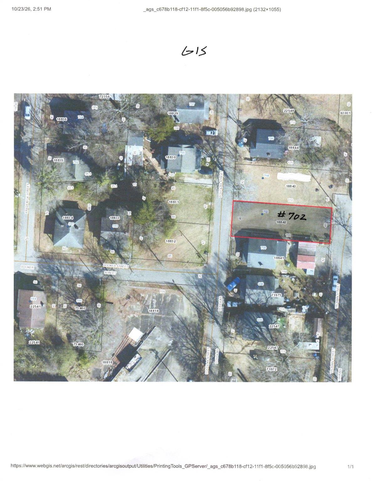 AERIAL PHOTO 702 - 701,702,703,704 Douglas Street, Shelby