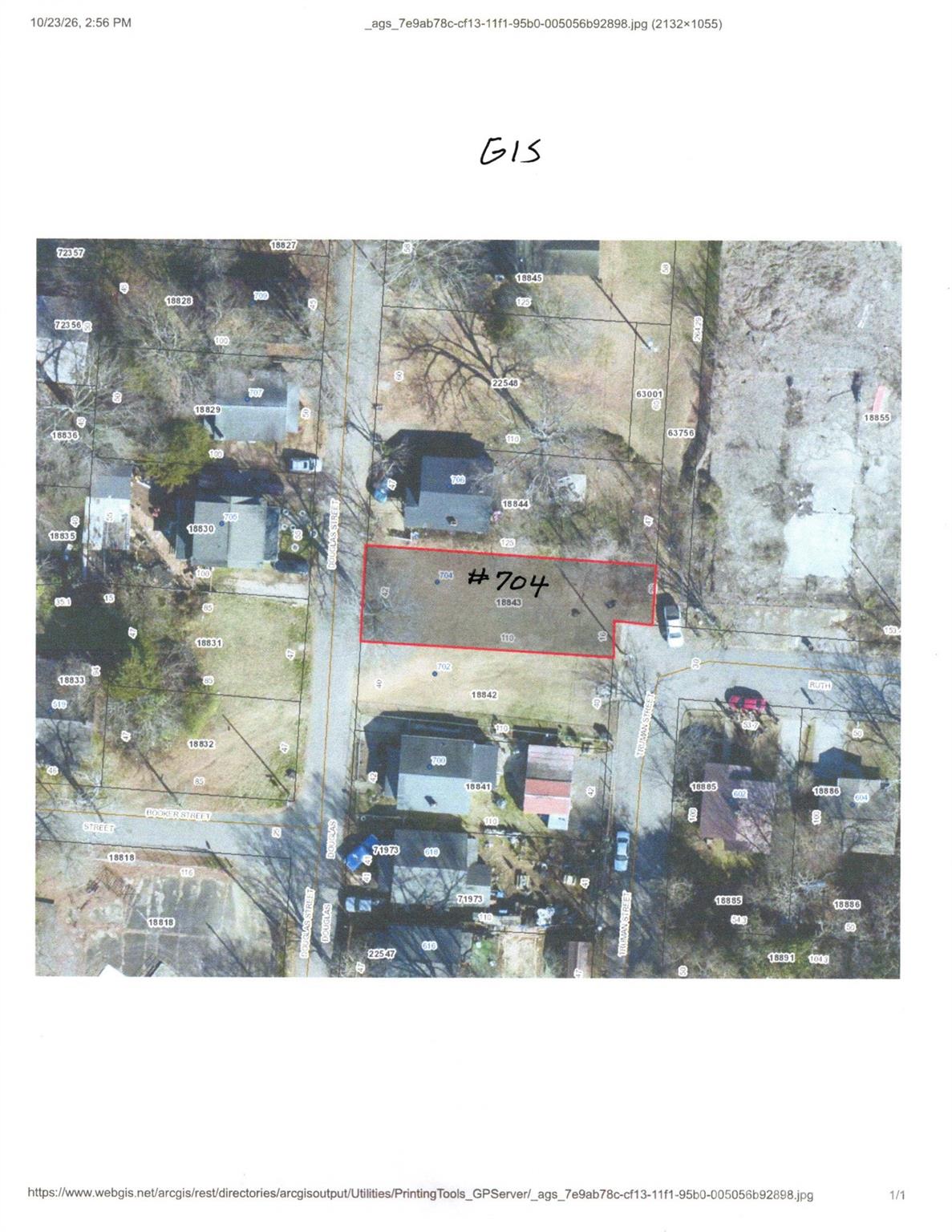 AERIAL PHOTO 704 - 701,702,703,704 Douglas Street, Shelby
