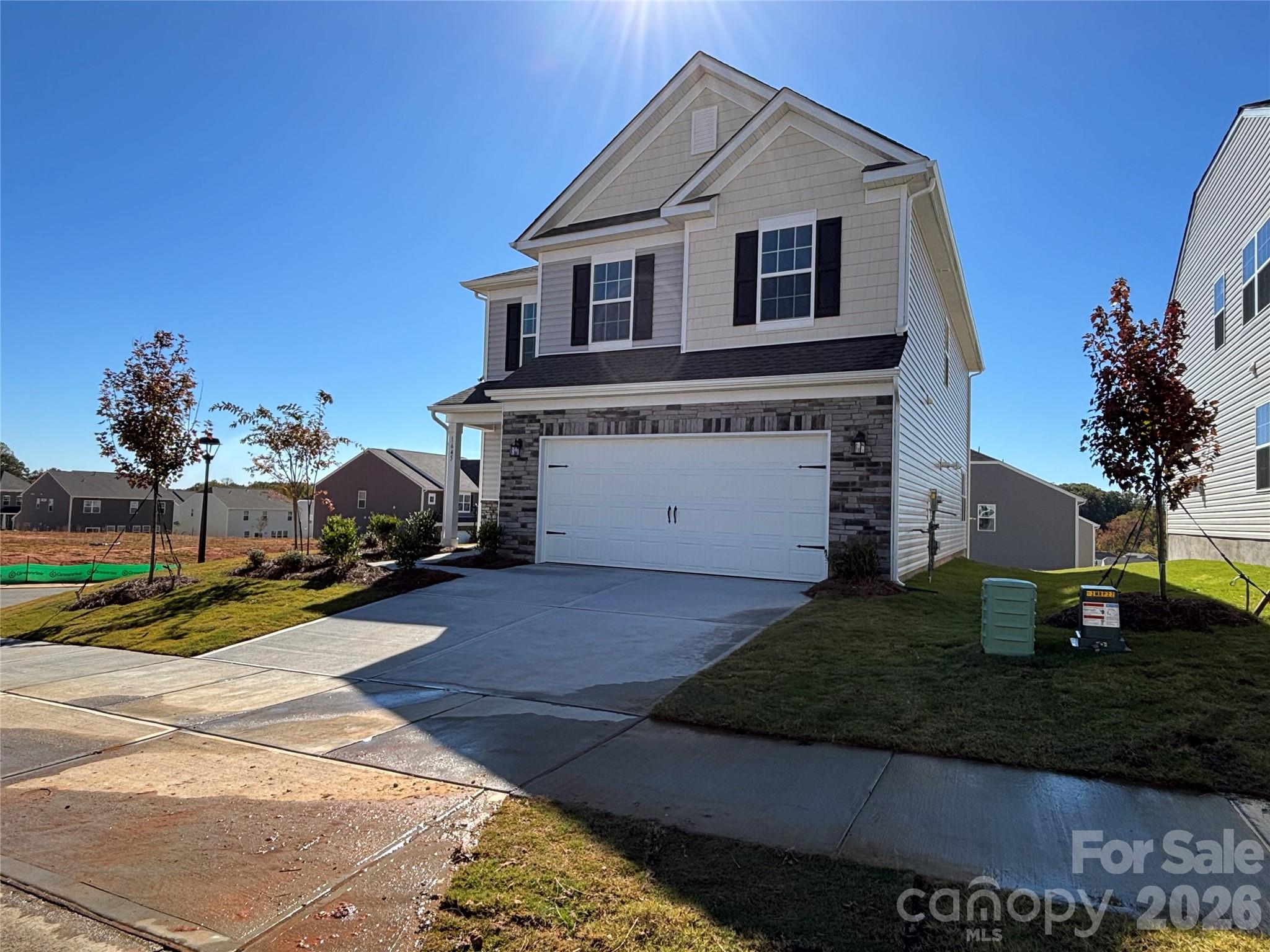 Beautiful morning sun at your front door in the morning! - 1645 Grassy Knoll Trail, Maiden