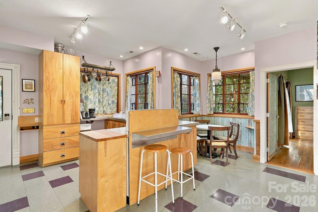 2nd floor kitchen/dining area - 297 Hillside Street, Asheville
