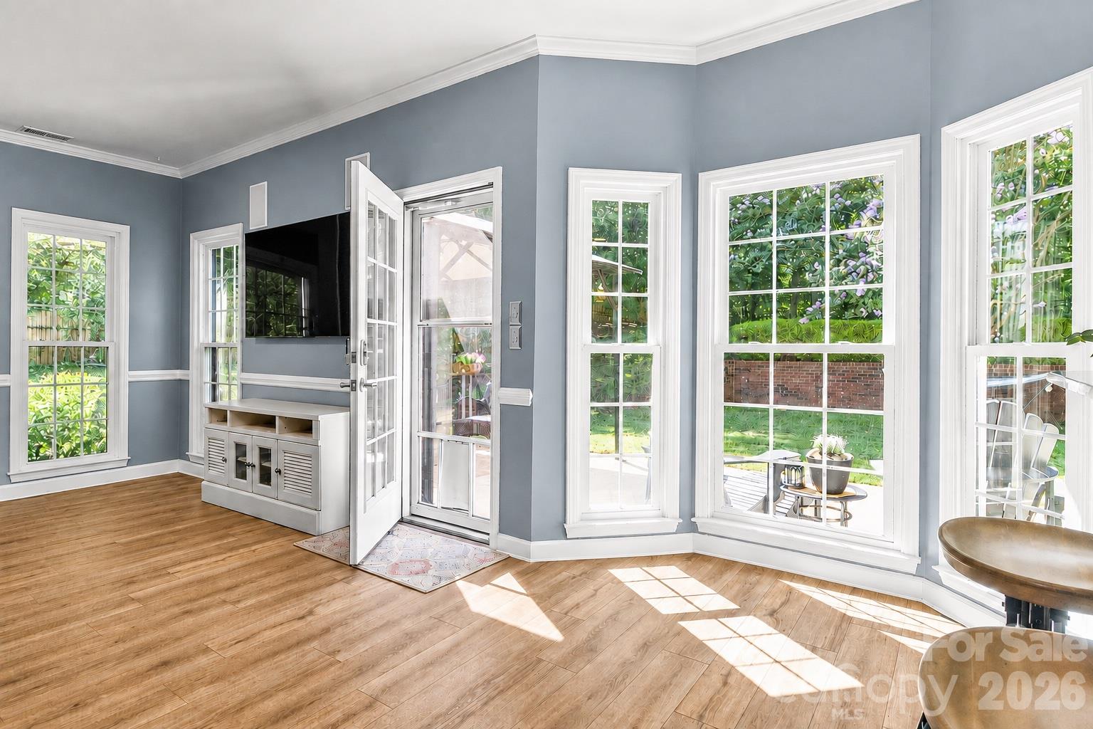Back patio indoor access point from living room area. - 635 Highland Ridge Road, Mooresville