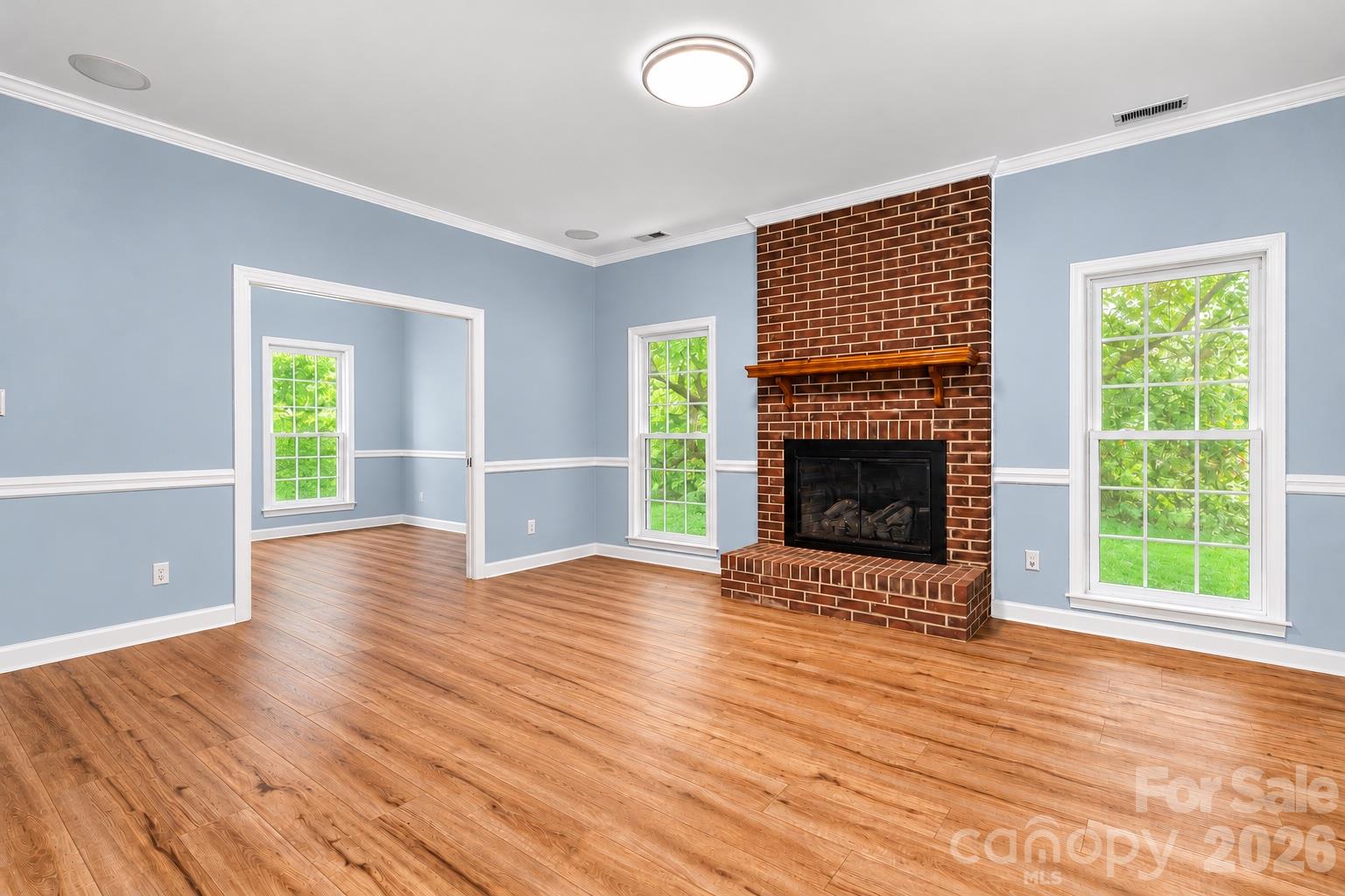 Ai enhanced, removed furniture. - 635 Highland Ridge Road, Mooresville