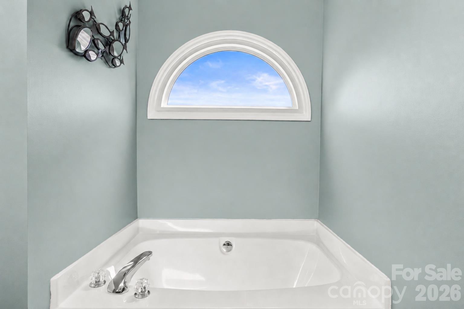 Primary bathtub, plus natural lighting. - 635 Highland Ridge Road, Mooresville