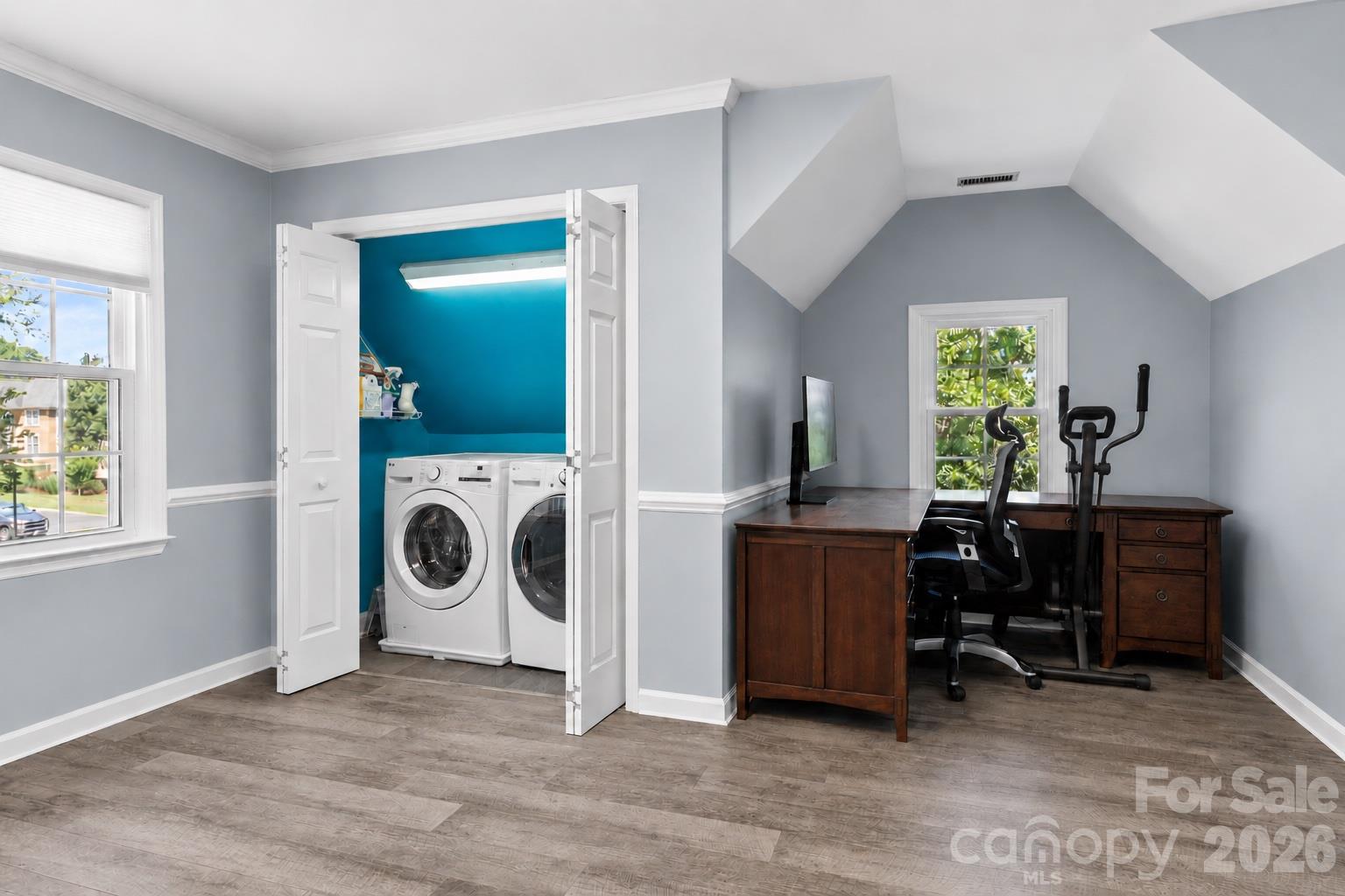 Laundry area, plus room for office space or bedroom setup. - 635 Highland Ridge Road, Mooresville