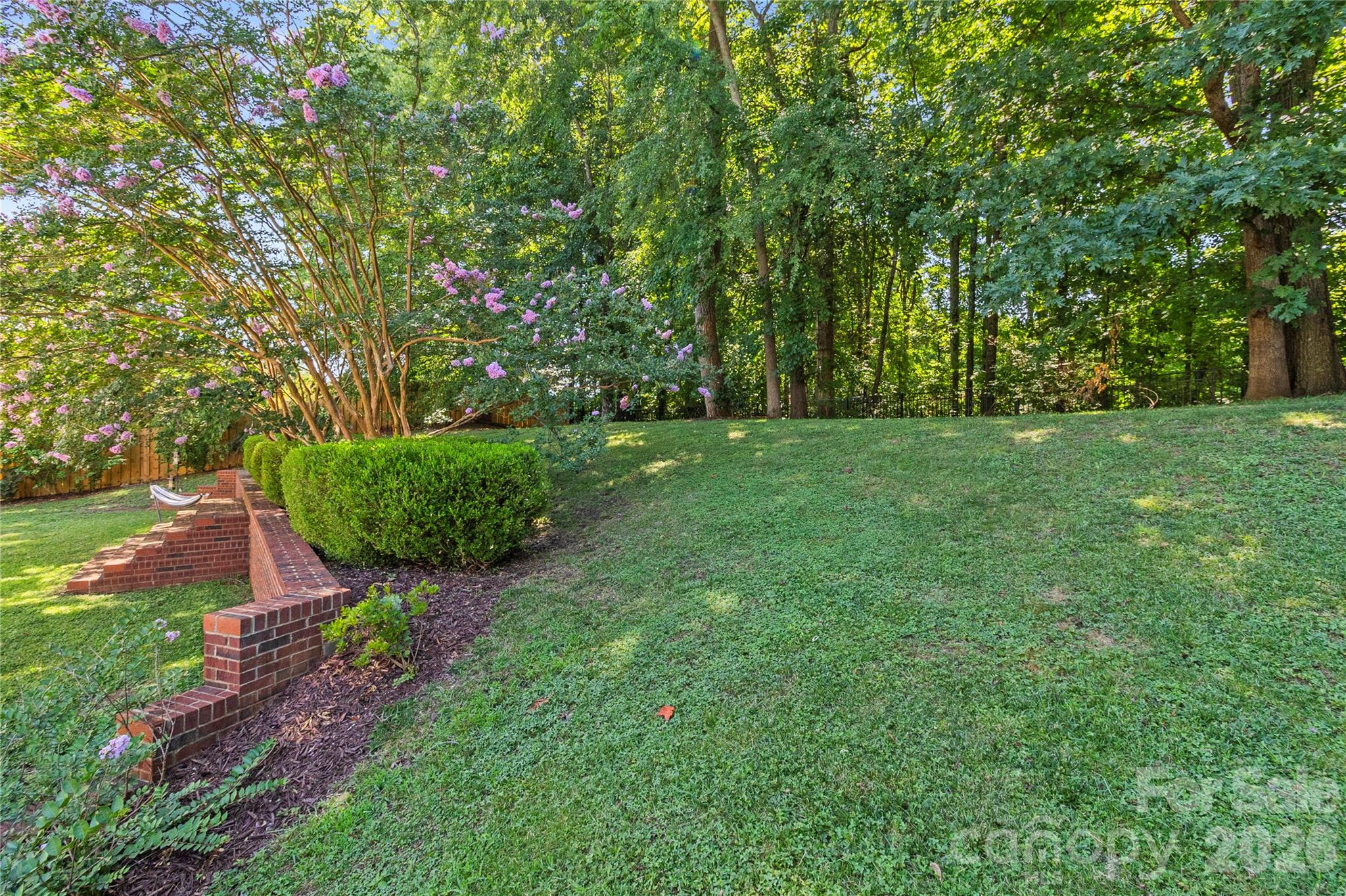 Backs to woods with beautiful deer sightings. - 635 Highland Ridge Road, Mooresville