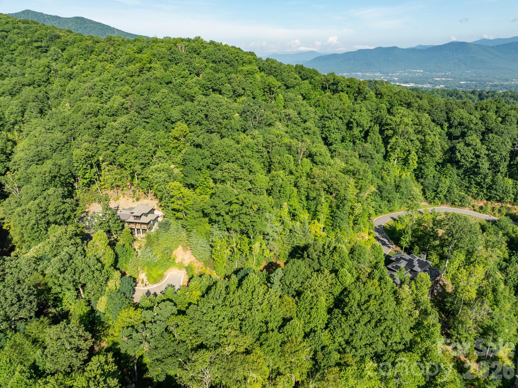 View of lot and cul-de-sac - 59 Old Greybeard Loop, Black Mountain