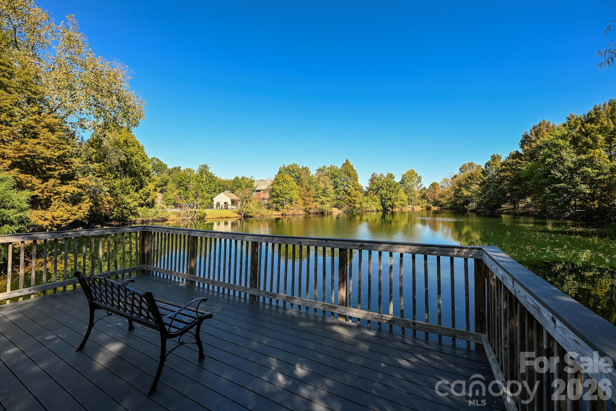 Sitting area on the way to the pool - 1004 Stoney Ford Lane, Indian Trail