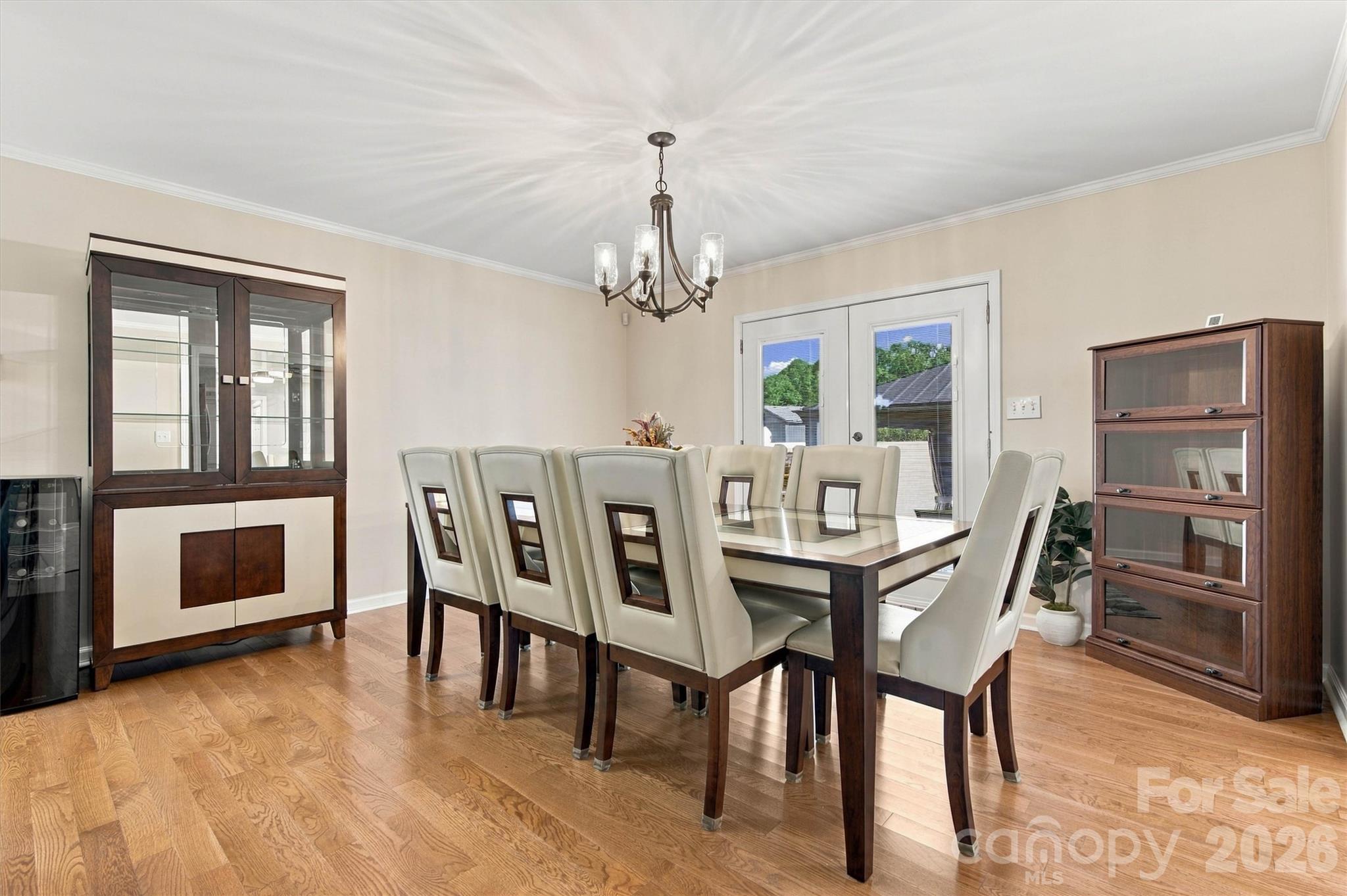 Plenty of space in this open Dining Area which easily accommodates large furniture - 643 Shoal Road, Lincolnton