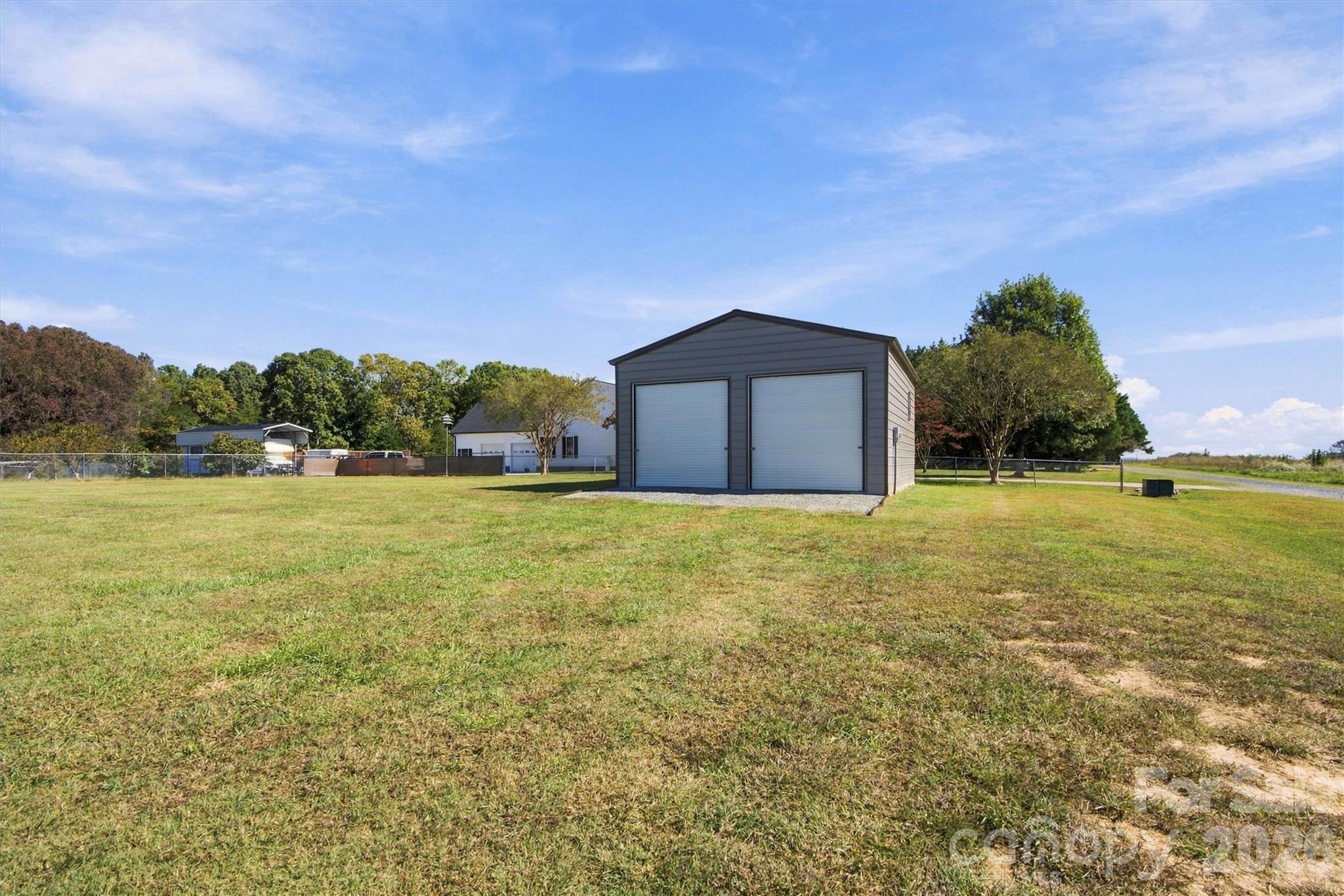 Two car detached garage, insulated, walk through door, 200amp electrical, concrete floor. - 643 Shoal Road, Lincolnton