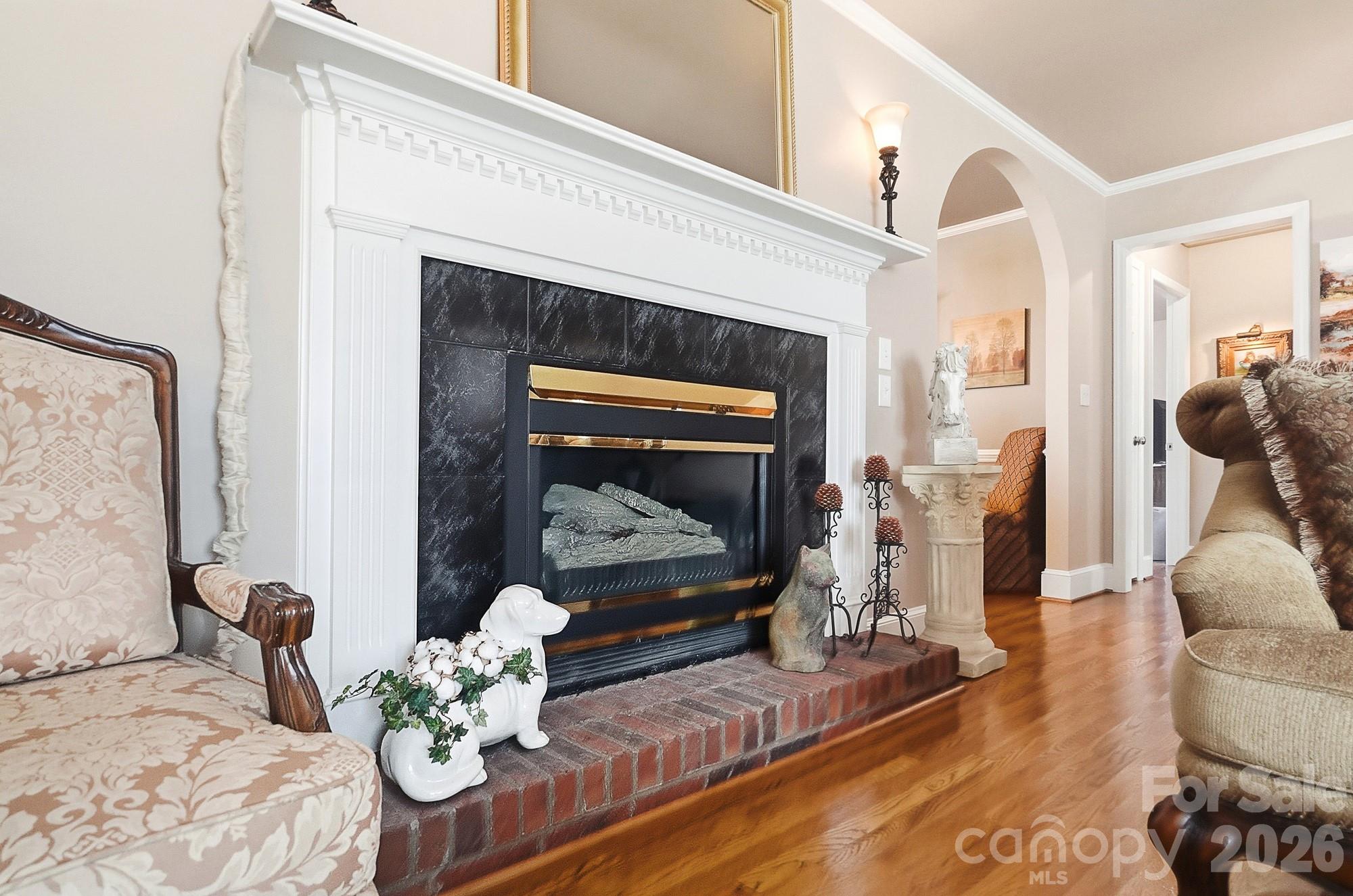 Fireplace - 100 Megan Court, Monroe