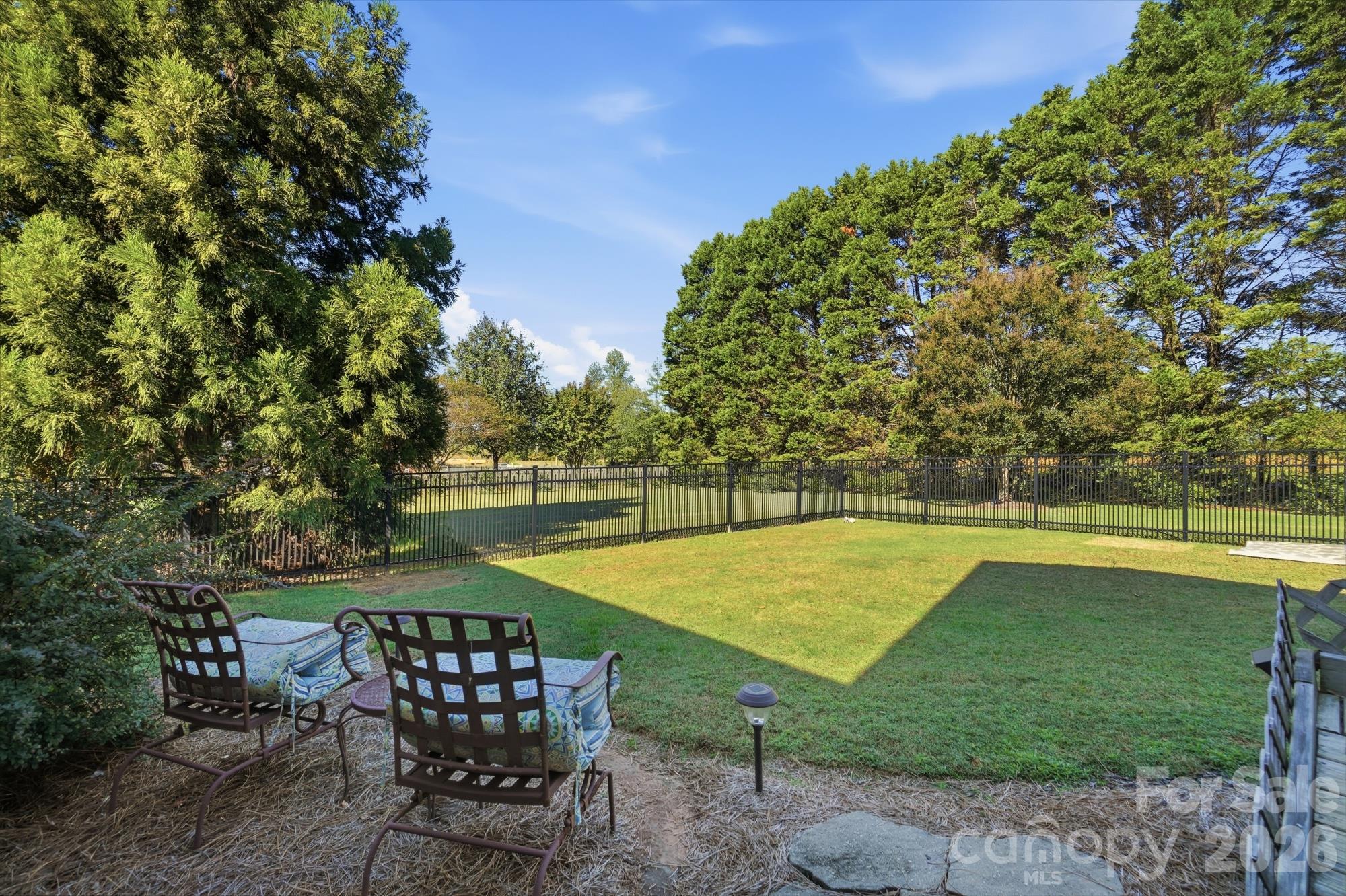 Fenced backyard - 100 Megan Court, Monroe