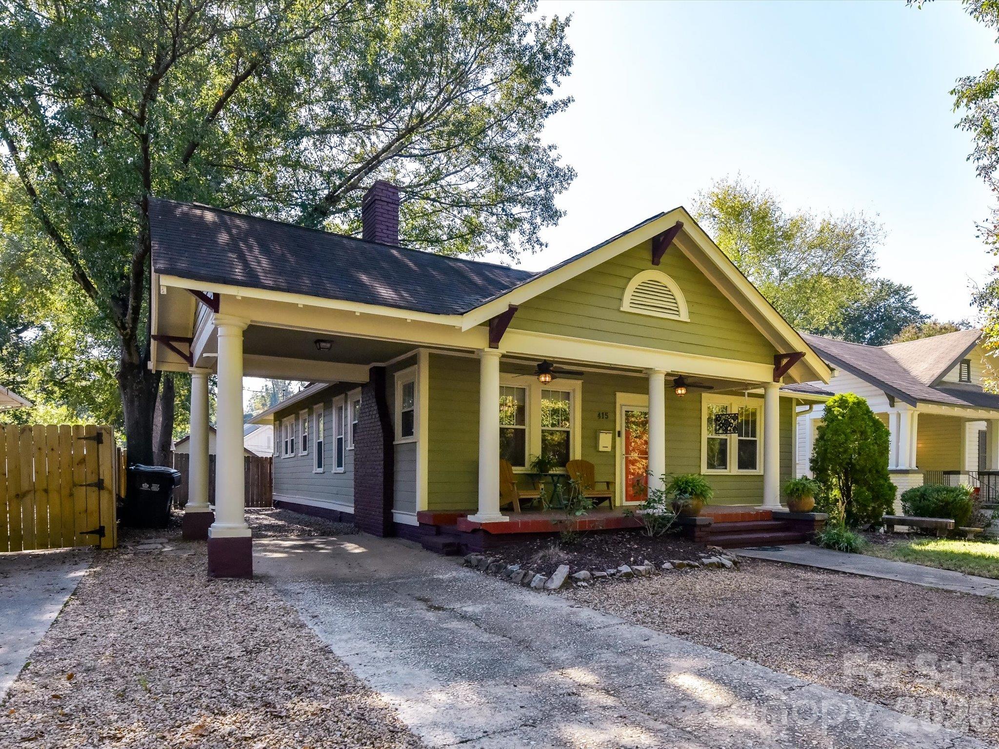 Freshly painted exterior - 415 West Boulevard, Charlotte