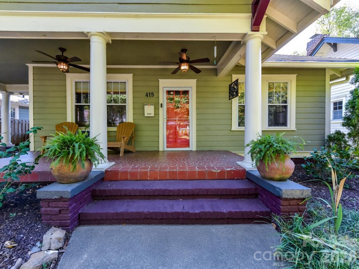 Freshly painted exterior - 415 West Boulevard, Charlotte
