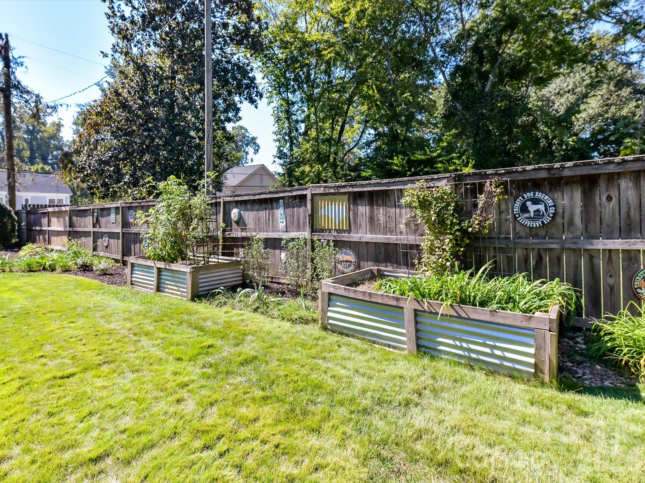 Raised garden beds - 415 West Boulevard, Charlotte