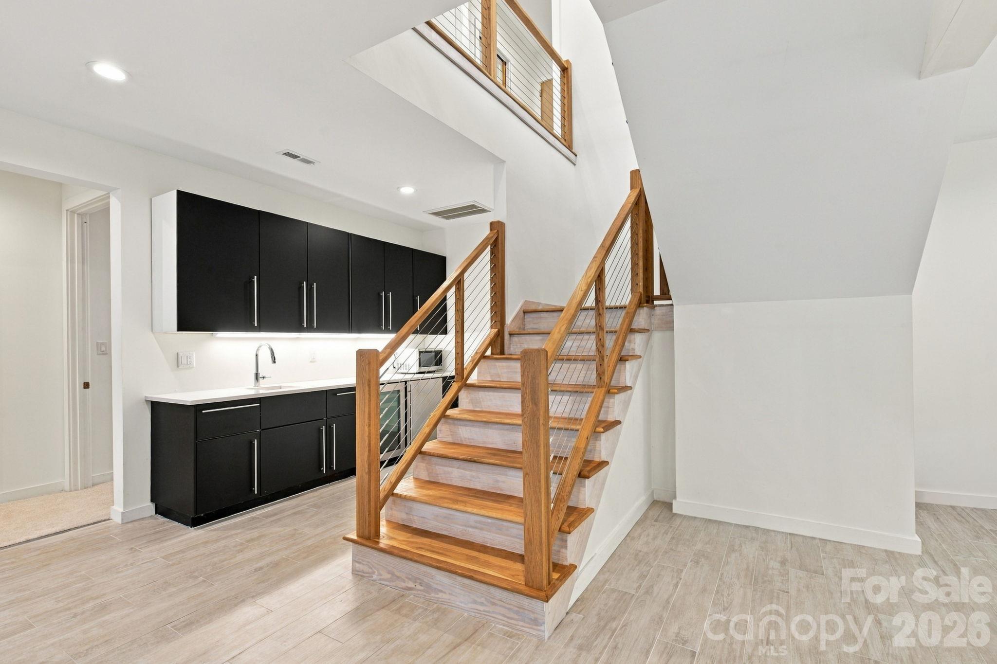 Stairs/ Kitchenette - 5414 Bridgewater Drive, Granite Falls