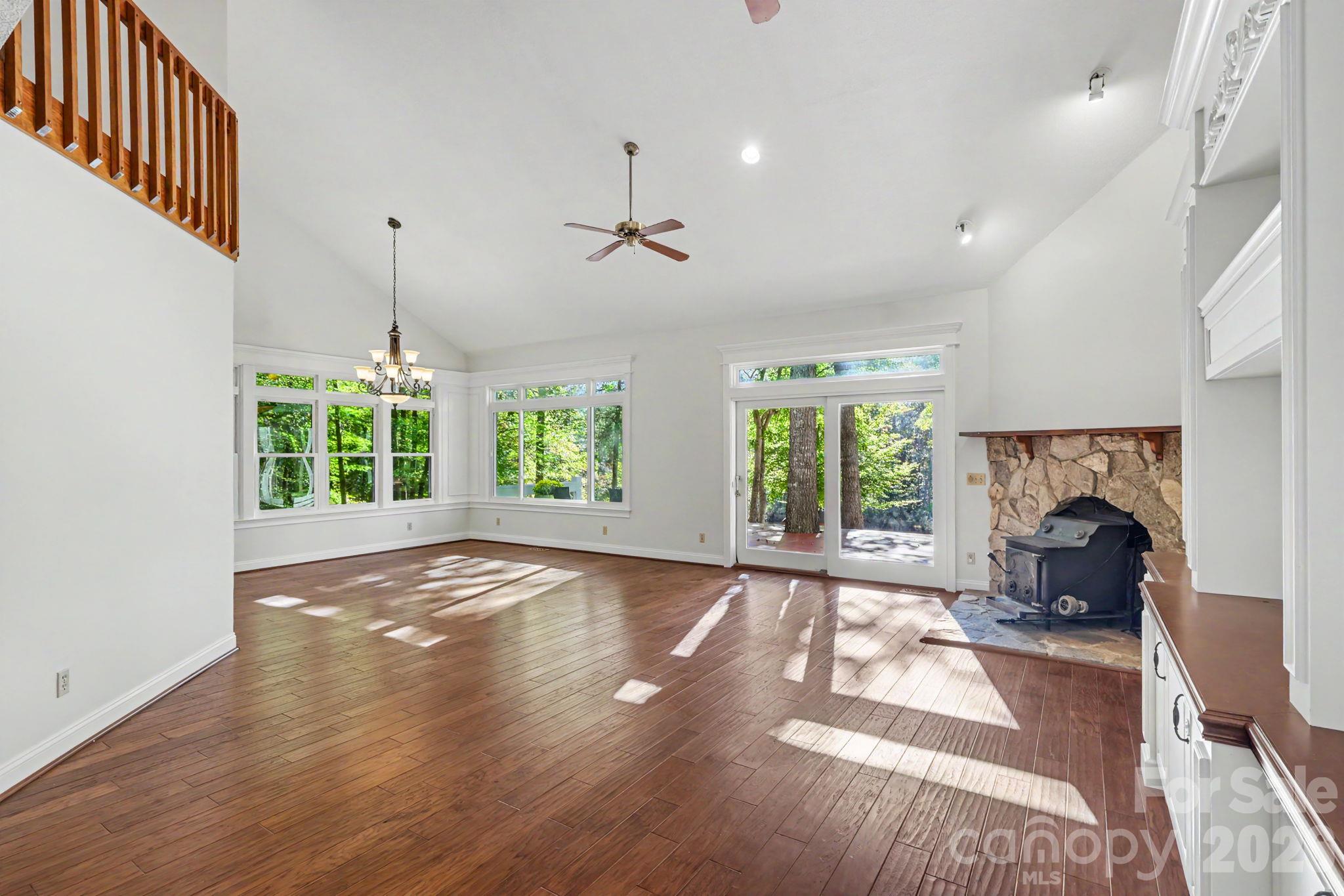 Living and dining areas - 5720 Stone Mill Road, Waxhaw