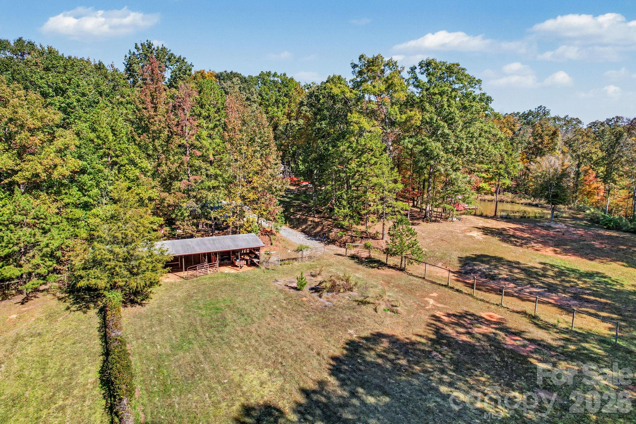 Corral and pasture - 5720 Stone Mill Road, Waxhaw