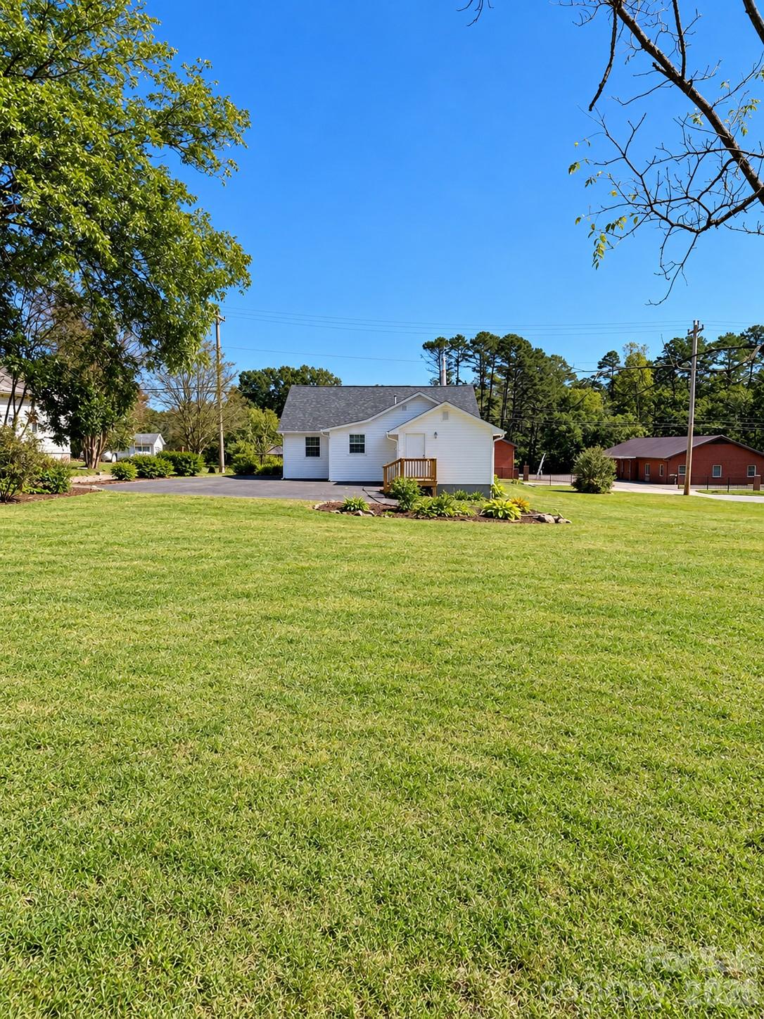 View from back of lot - 335 Unit A & Unit B N Oakland Avenue, Statesville