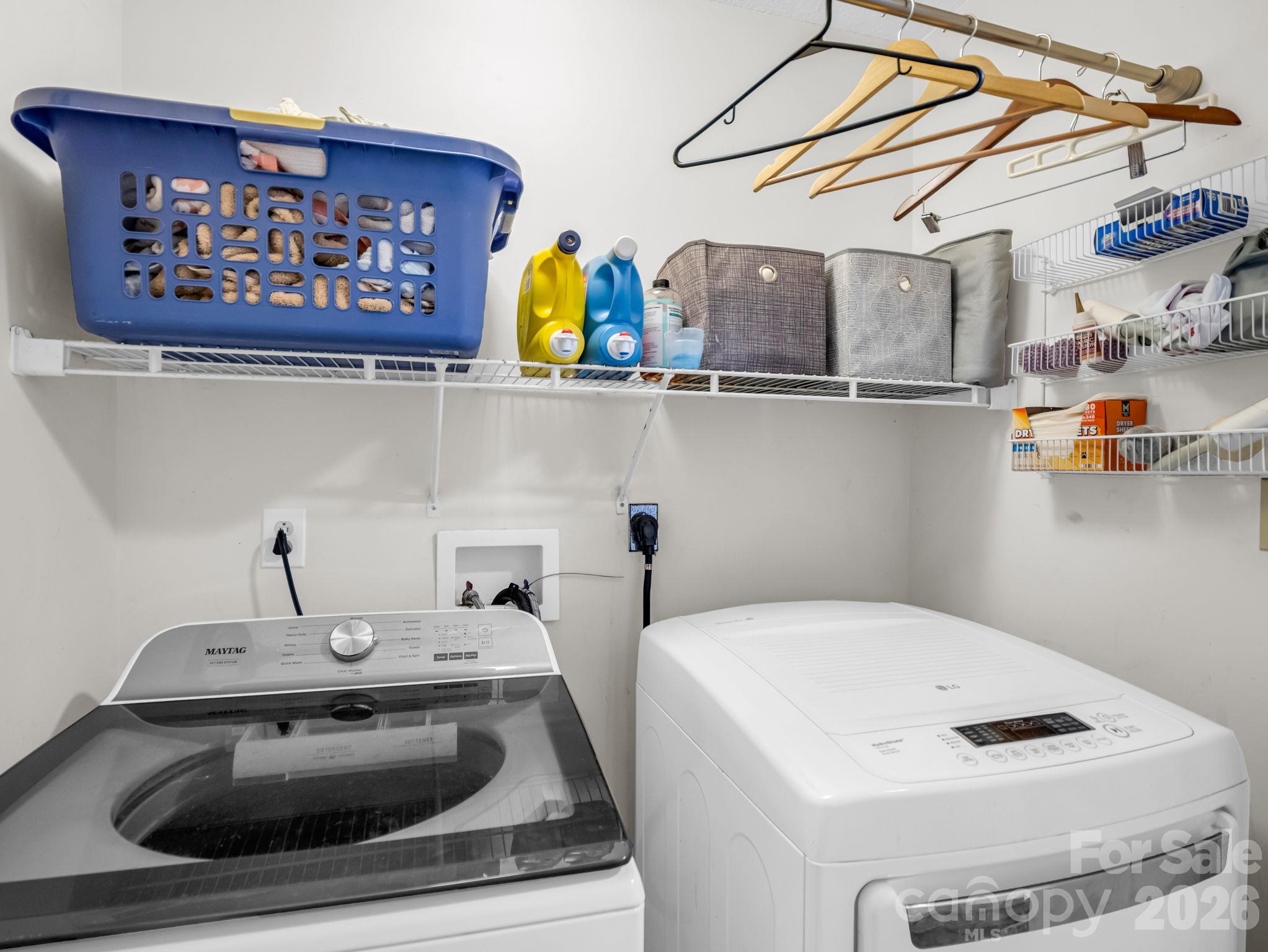 Hallway Closet Laundry Room - 178 Hilltop View Drive, Fletcher