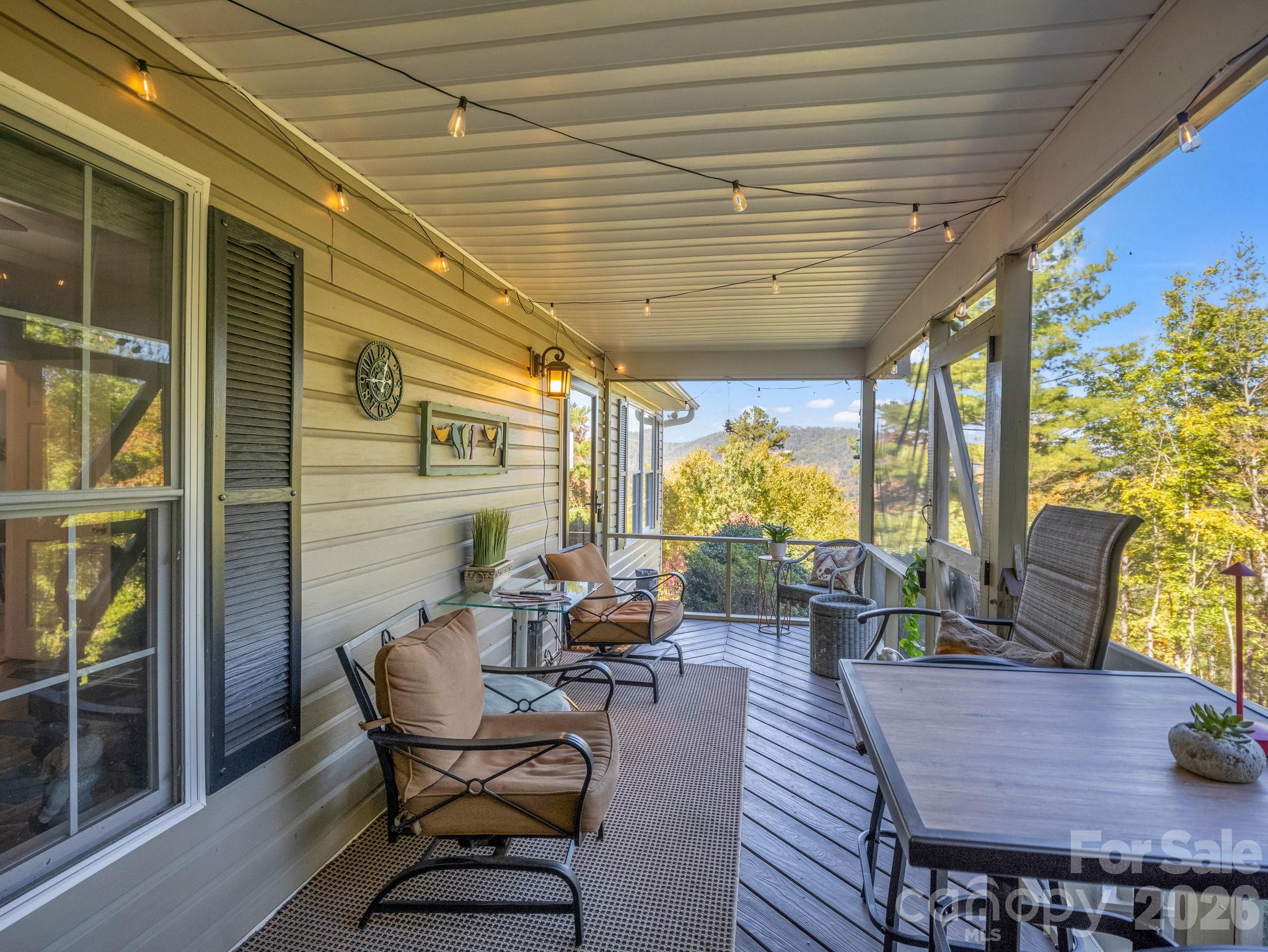 Front Screened Porch - 178 Hilltop View Drive, Fletcher