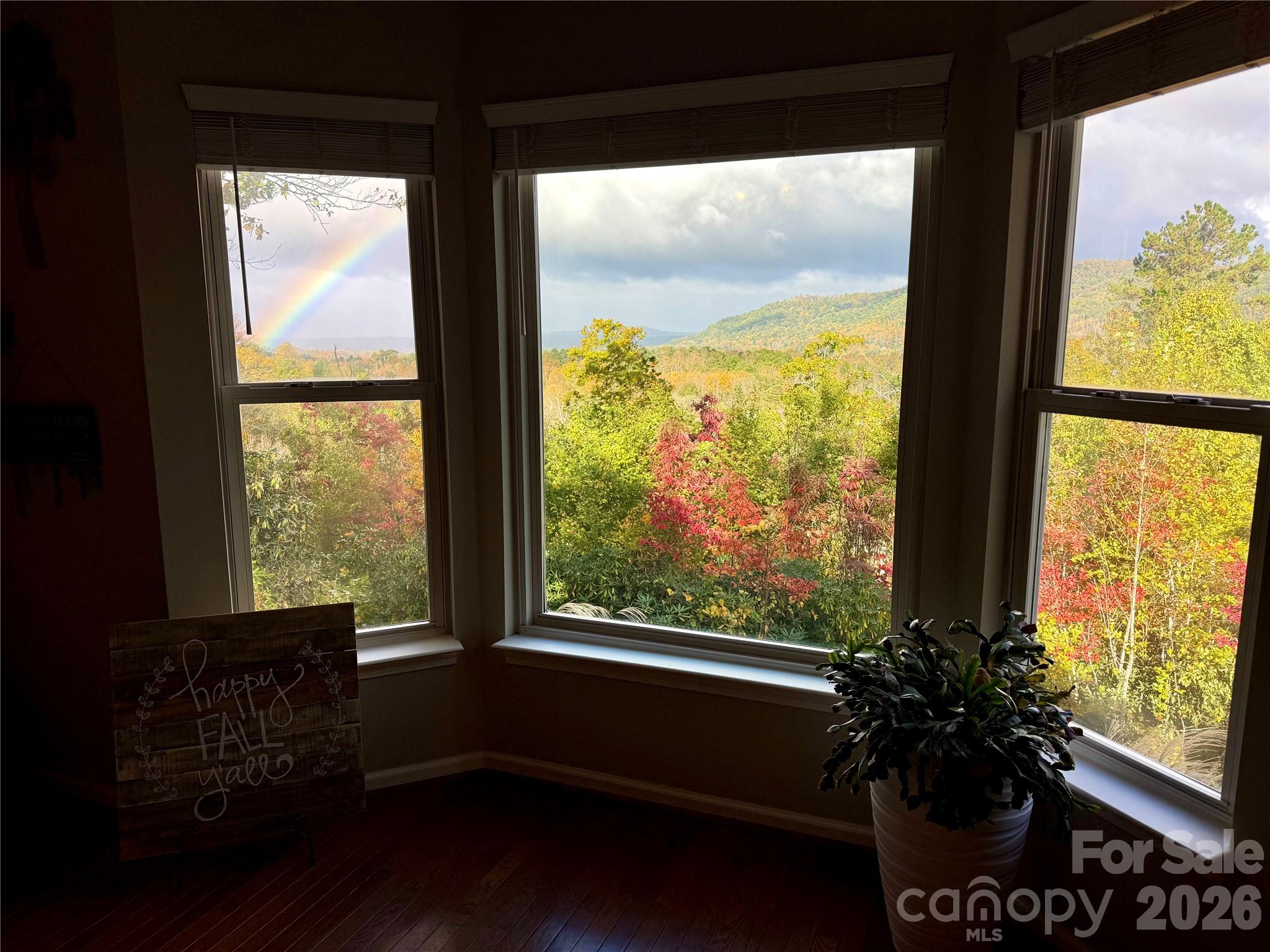View from the living room! - 178 Hilltop View Drive, Fletcher