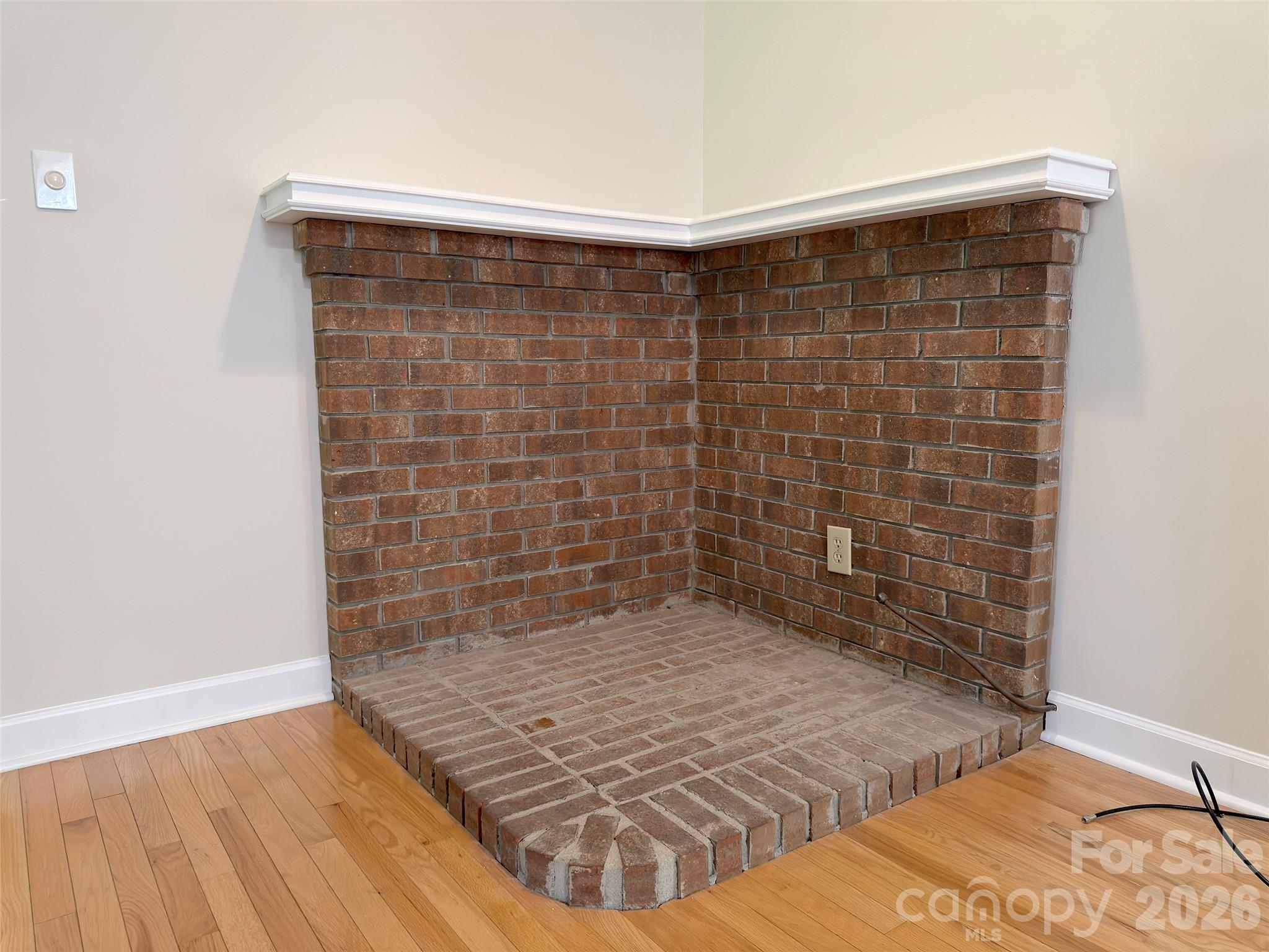 Fireplace insert removed and ready for upgrade. - 22 McMinn Road, Hendersonville
