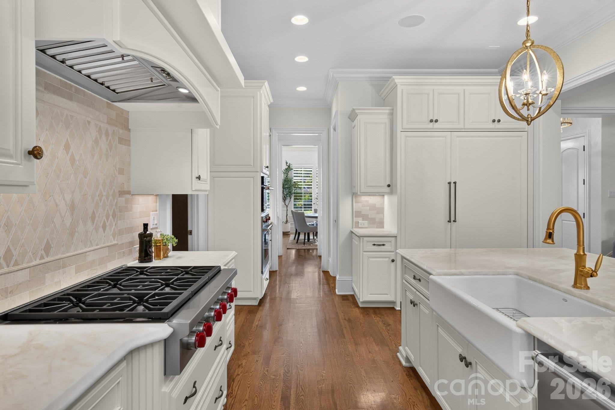 Flows seemlessly from dining room. - 7805 Clovervale Drive, Waxhaw