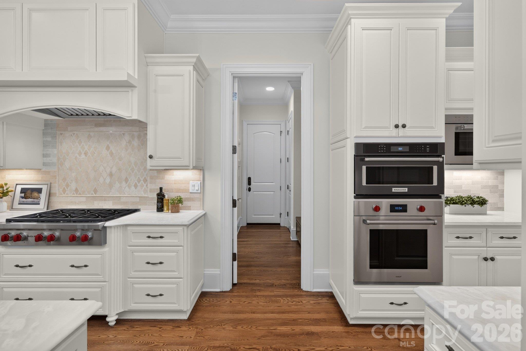 Wolf Cooktop & wall oven. Steam oven too! - 7805 Clovervale Drive, Waxhaw