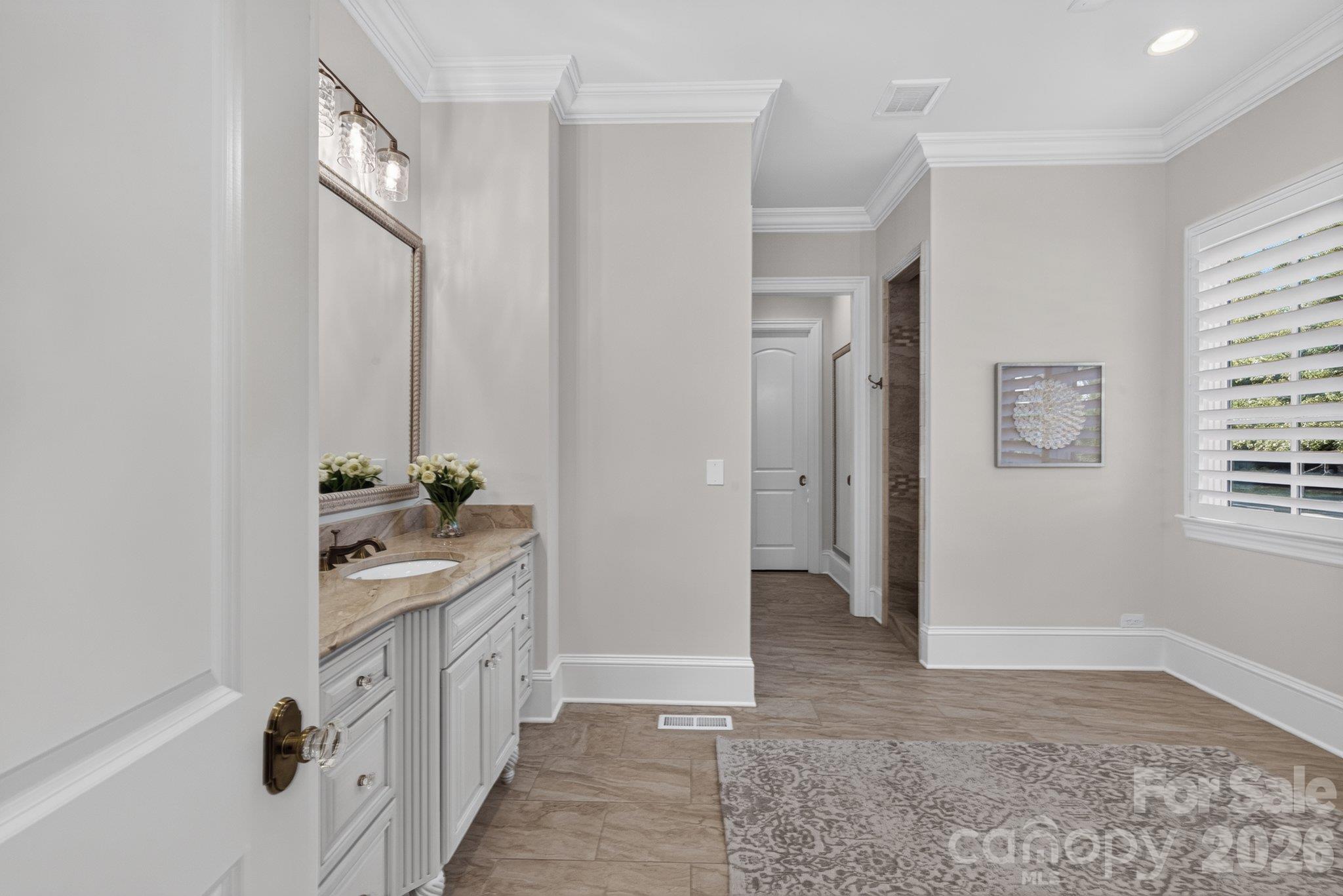 2 Walk-in custom closets. - 7805 Clovervale Drive, Waxhaw