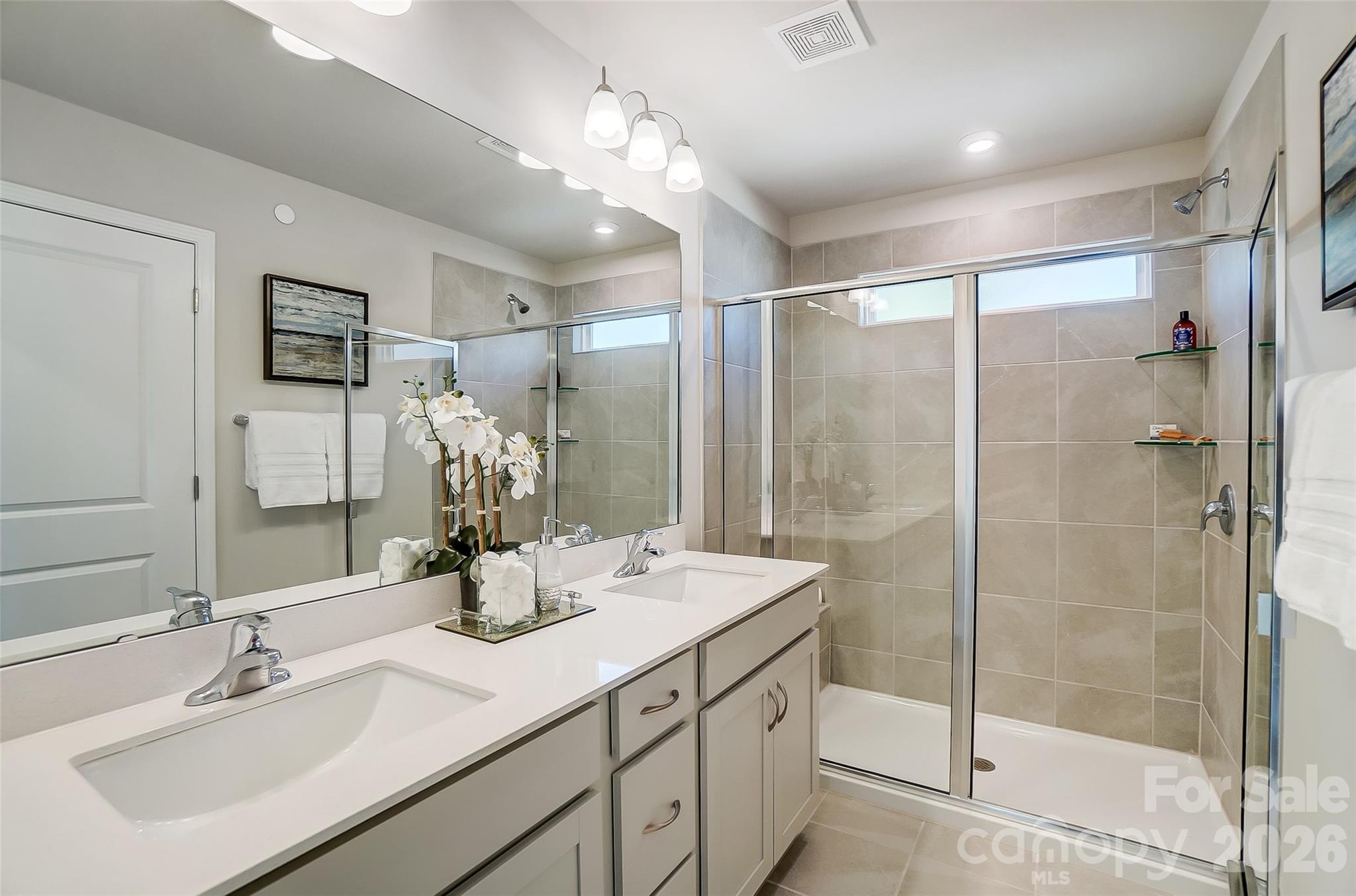 Primary Bathroom with Double Sinks-Photo Similar to Subject Property - 2500 Hedgecliff Road, Kannapolis