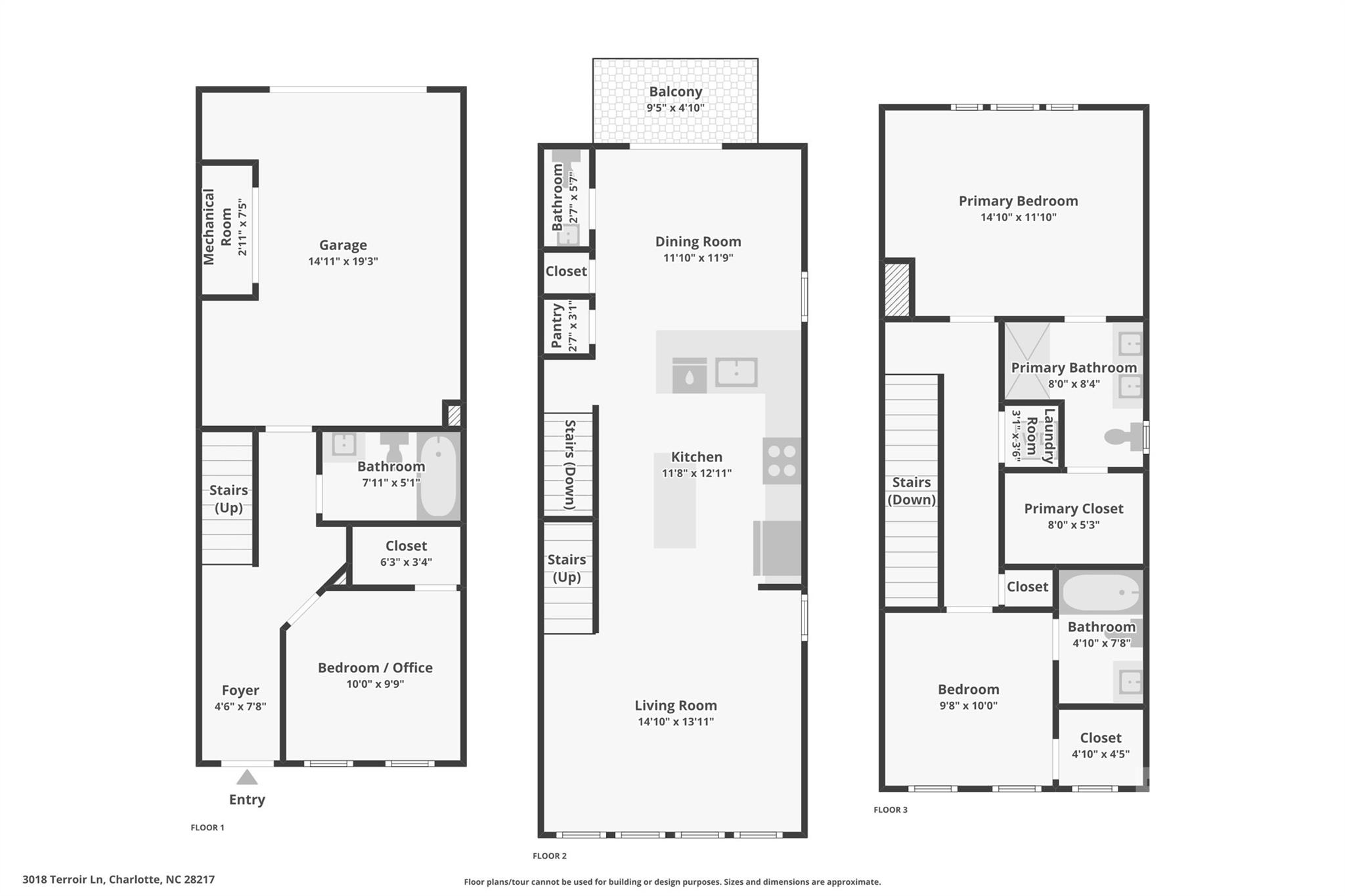 Townhouse at 3018 Terroir Lane, Charlotte, photo 34 of 34