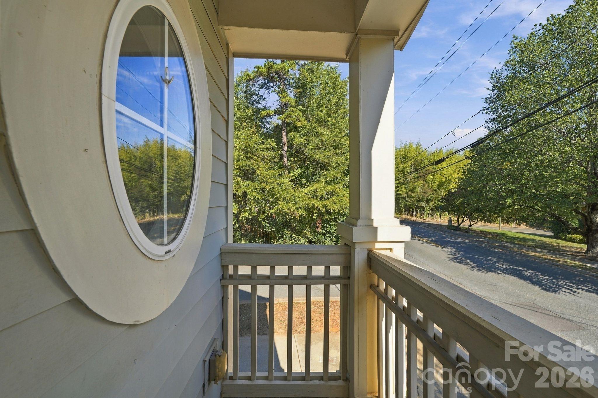 Balcony off primary bedroom - 4124 Walker Road, Charlotte