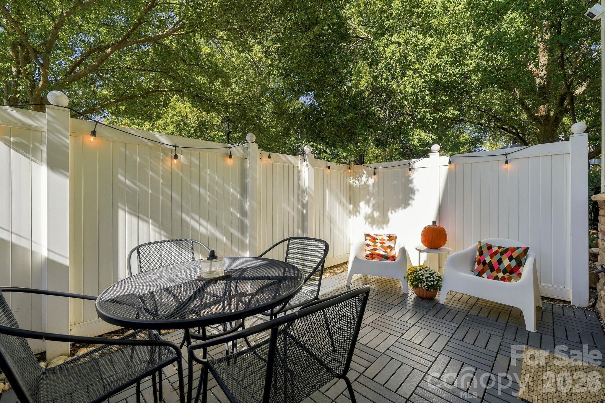 Back patio - 4124 Walker Road, Charlotte
