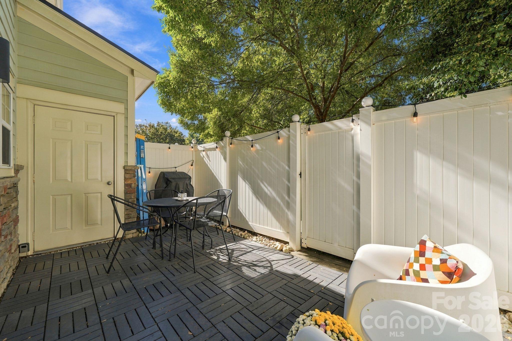 Back patio - 4124 Walker Road, Charlotte