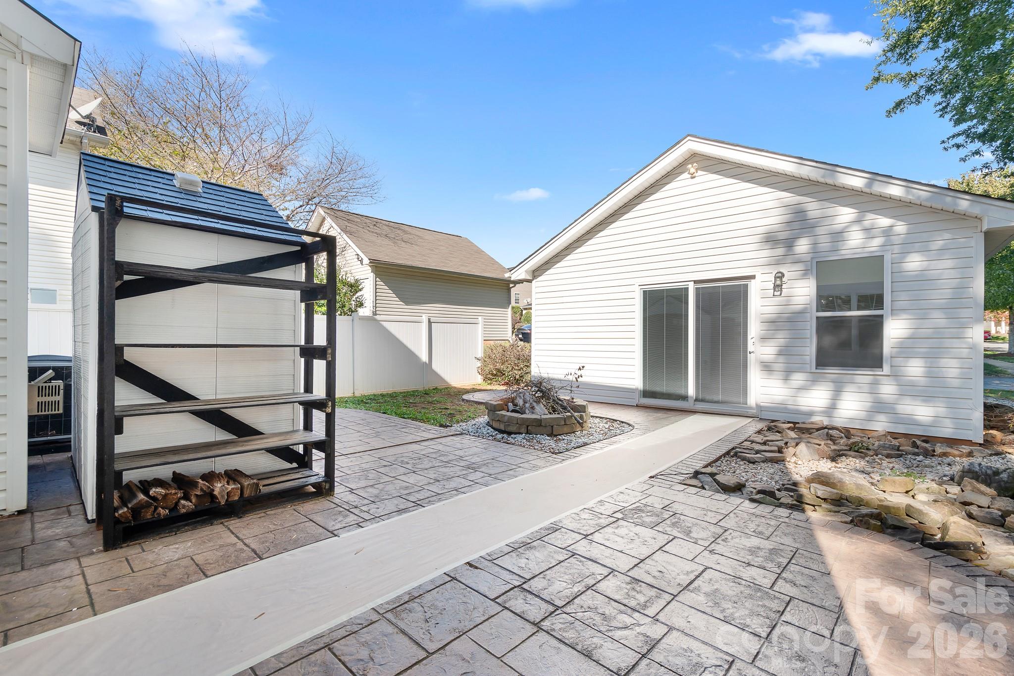 Patio with Cobblestone - 15404 Crossing Gate Drive, Cornelius