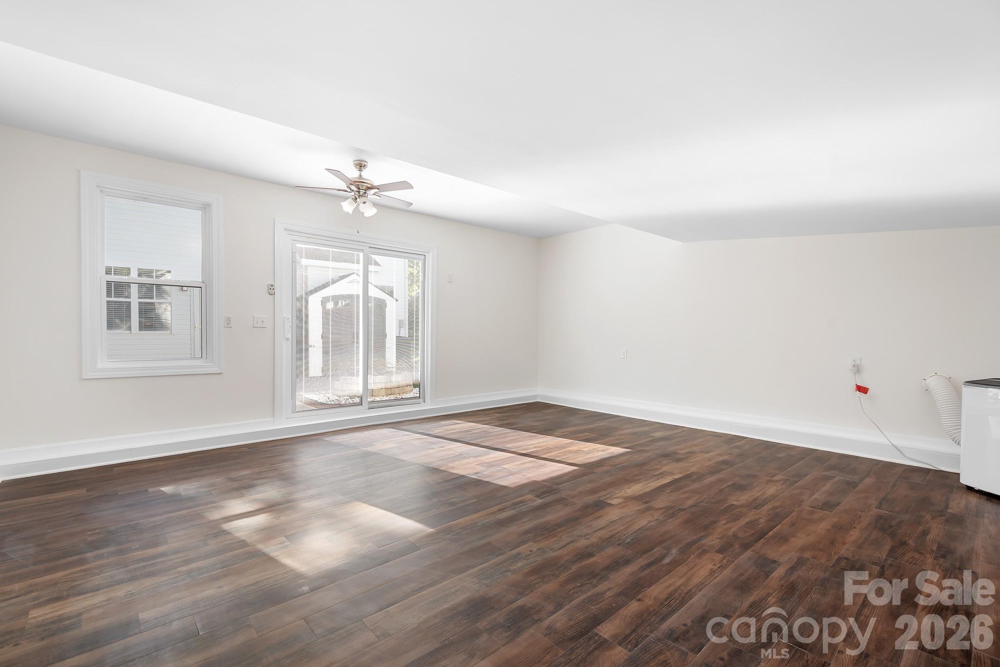 Finished Bonus Space with Window and Sliding Door - 15404 Crossing Gate Drive, Cornelius