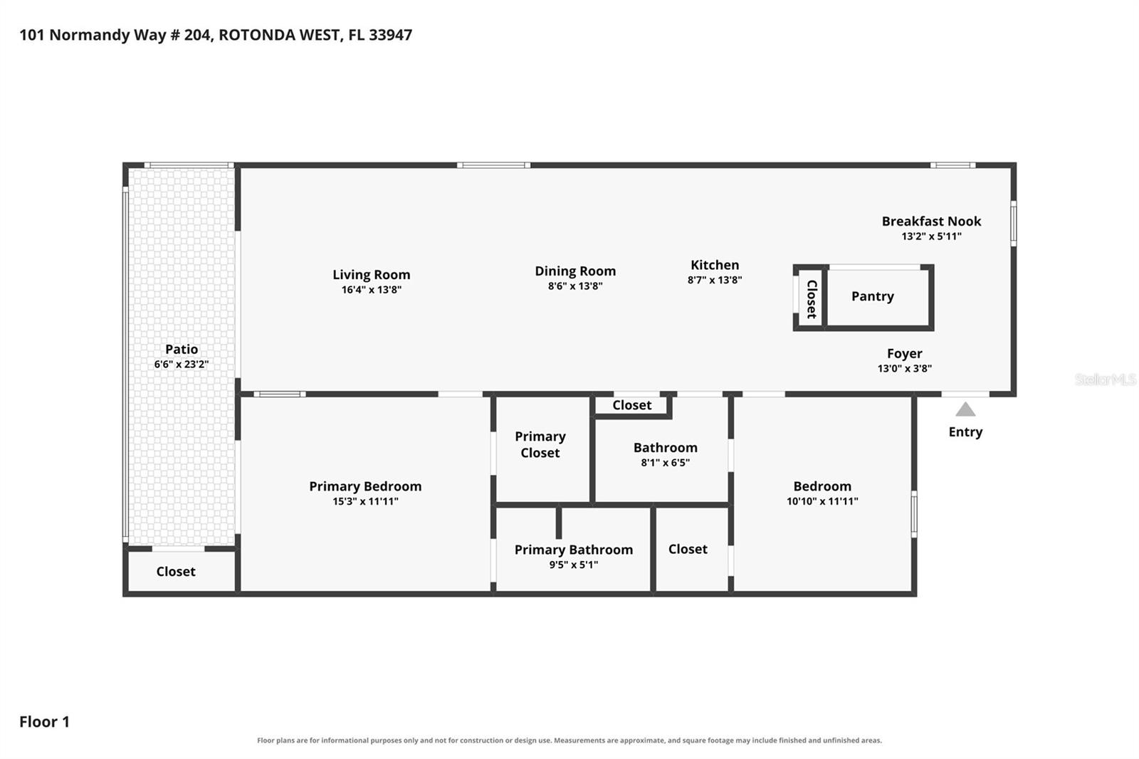 Condominium at 101 NORMANDY WAY #204, ROTONDA WEST, photo 44 of 44