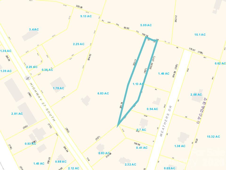 PID 175747 1.13 acres Zoned GB - 601 S Highway 27 Highway, Stanley