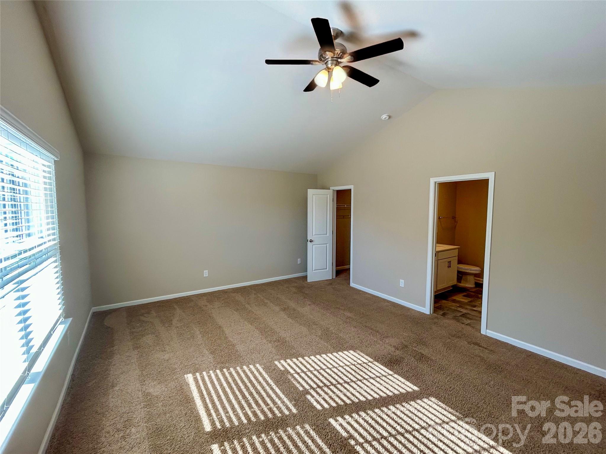 Primary BR with Walk In Closet and en suite bathroom - 182 Marathon Lane, Candler