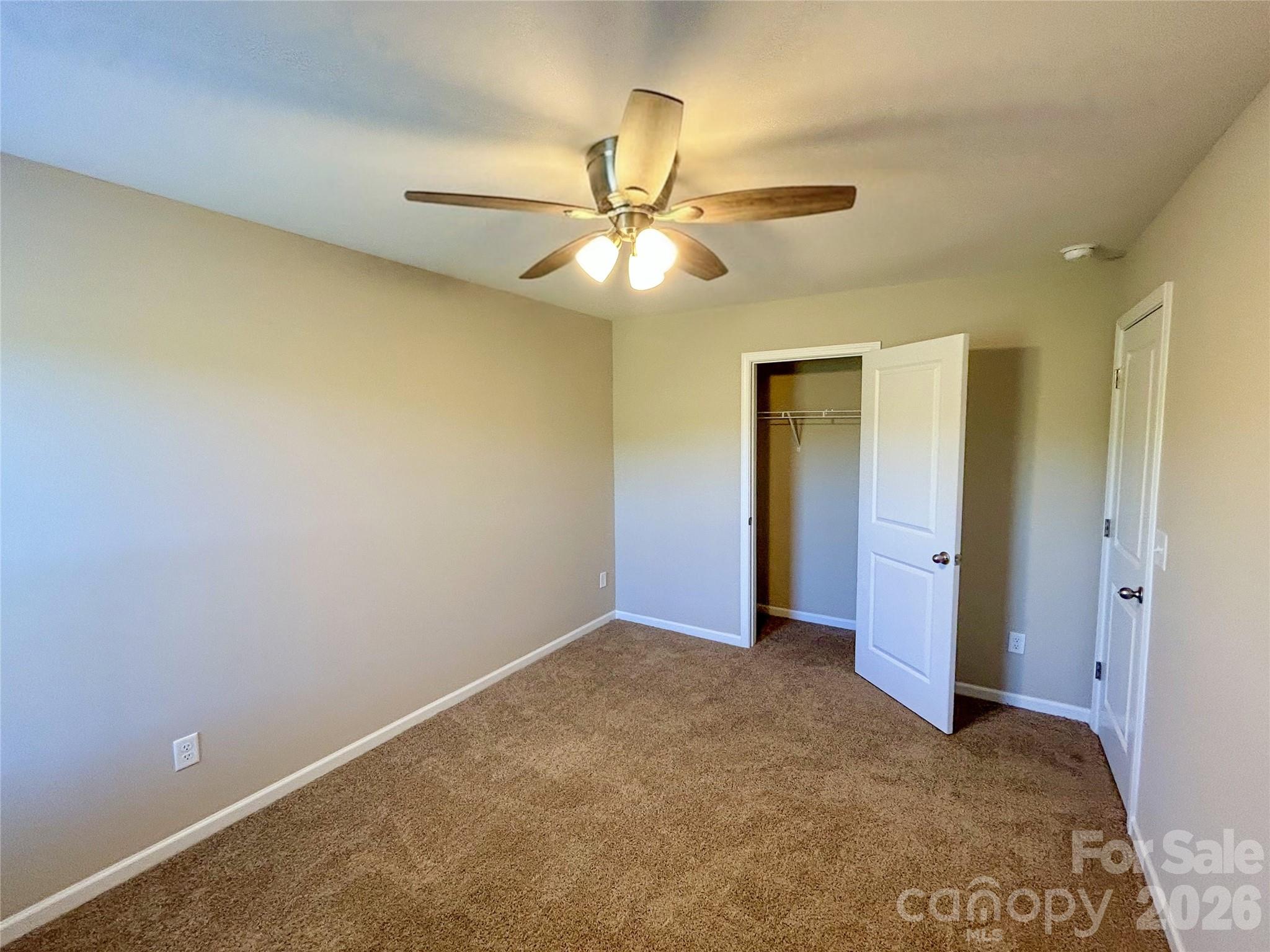 BR3 closet view - 182 Marathon Lane, Candler