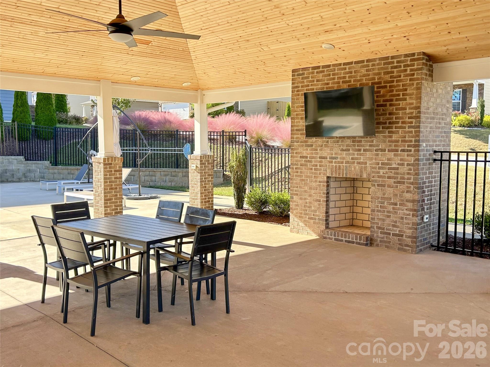 Community Cabana with Tables, TV and fireplace - 182 Marathon Lane, Candler