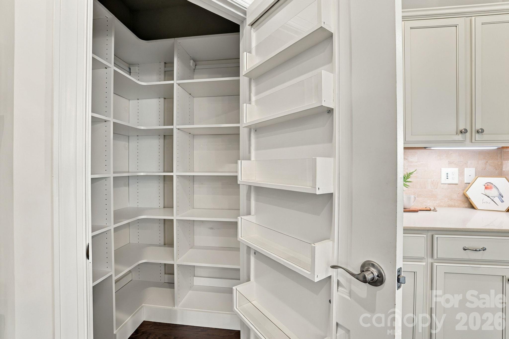 Large panrty with custome shelving - 3103 Arches Bluff Circle, Lancaster