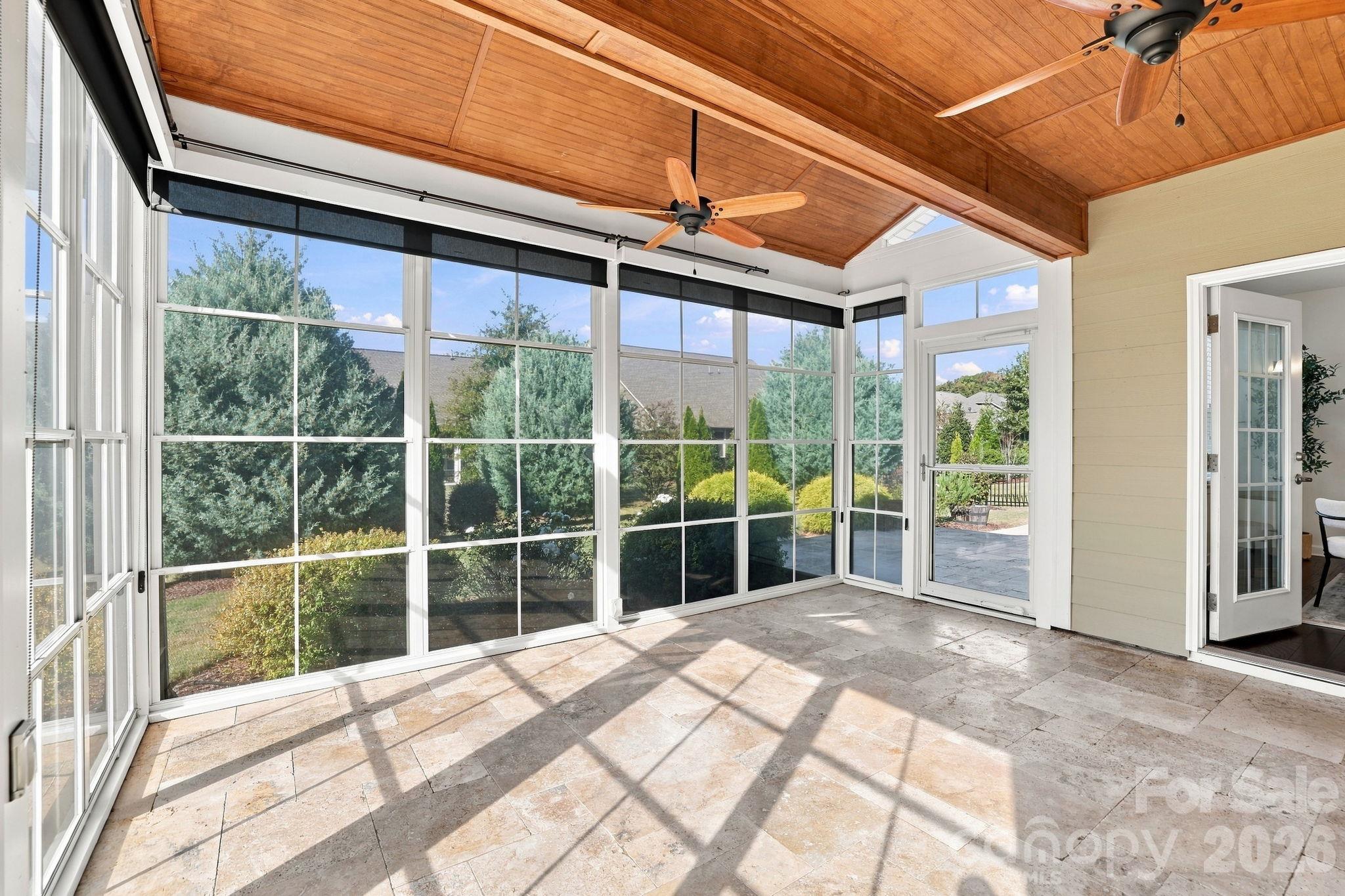 Custom sunroom with EZ-breeze windows. - 3103 Arches Bluff Circle, Lancaster