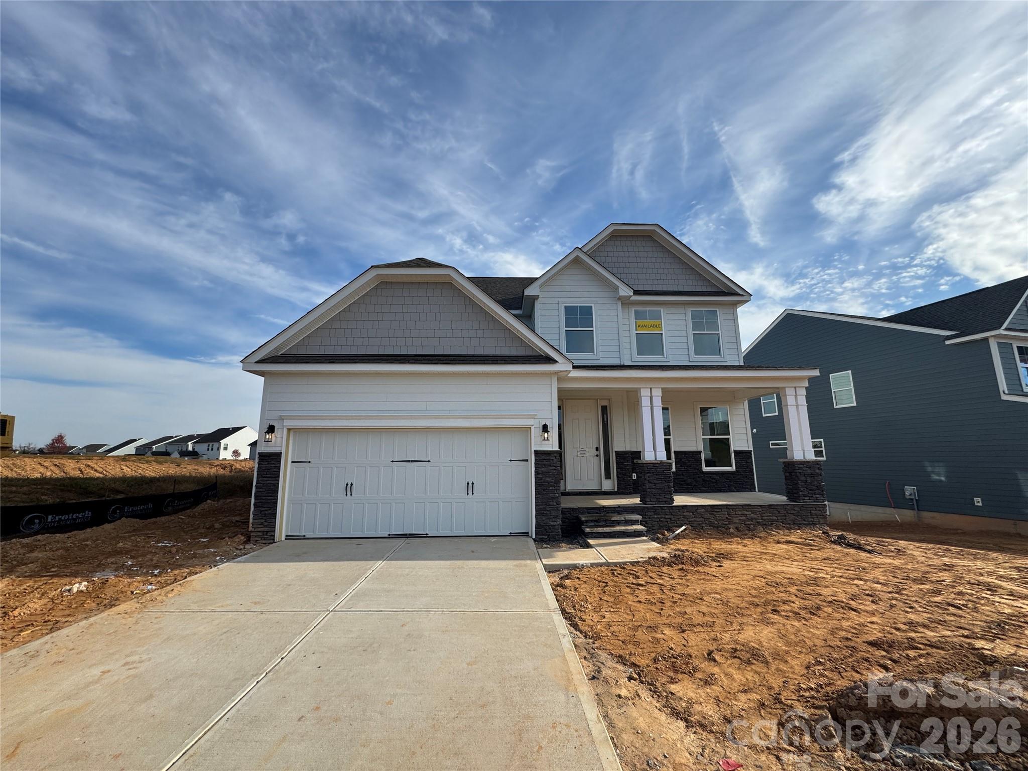 Homesite 319 features a Cypress F with basement - 1406 Ardmore Drive, Sherrills Ford