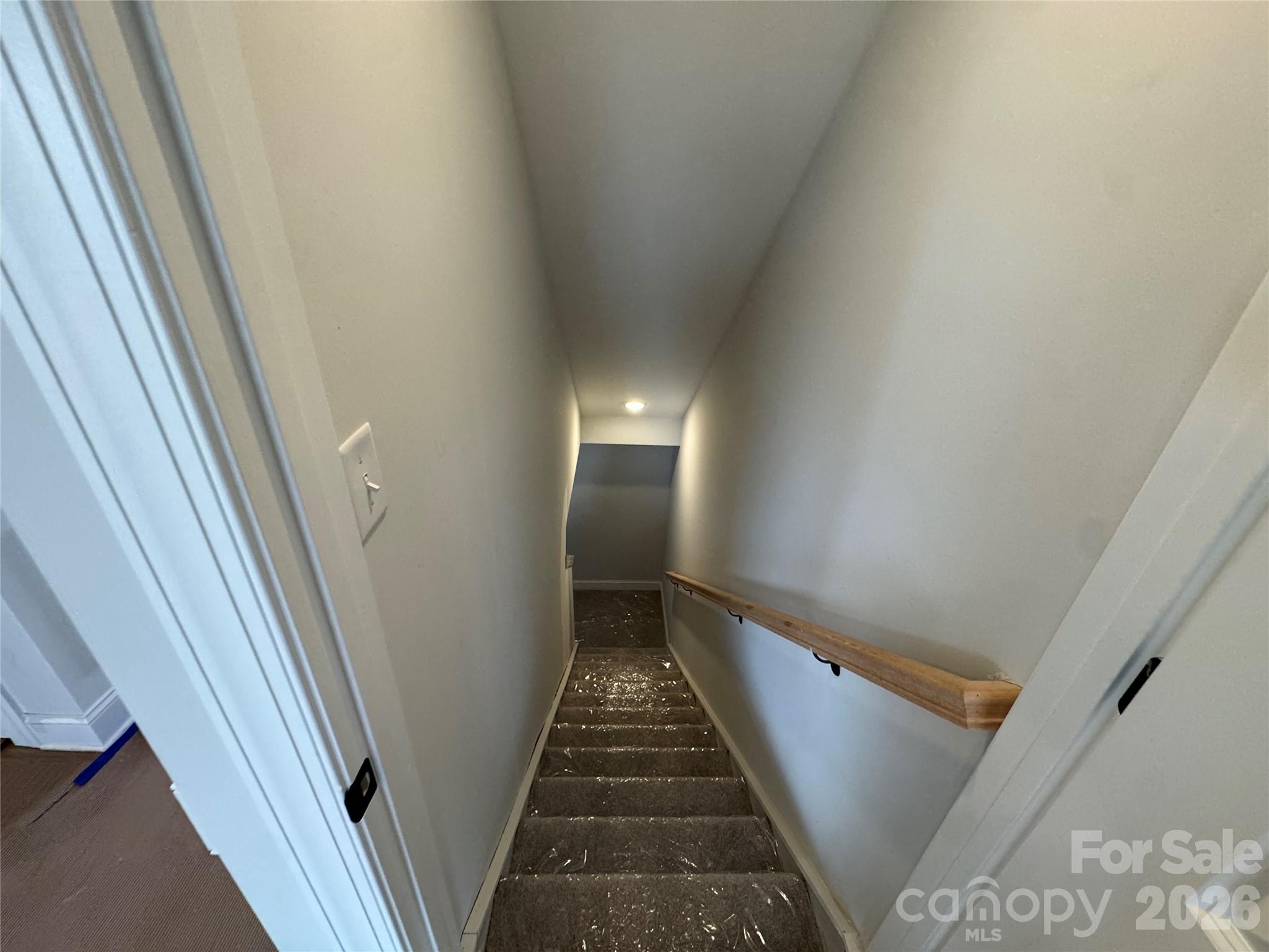 Stairs to basement - 1406 Ardmore Drive, Sherrills Ford