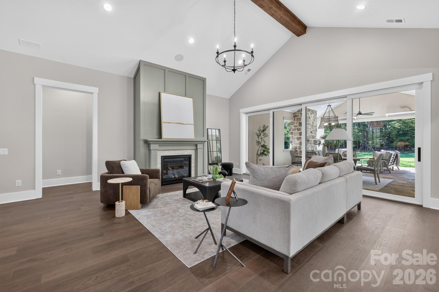 Great Room - 128 Willow View Loop, Davidson