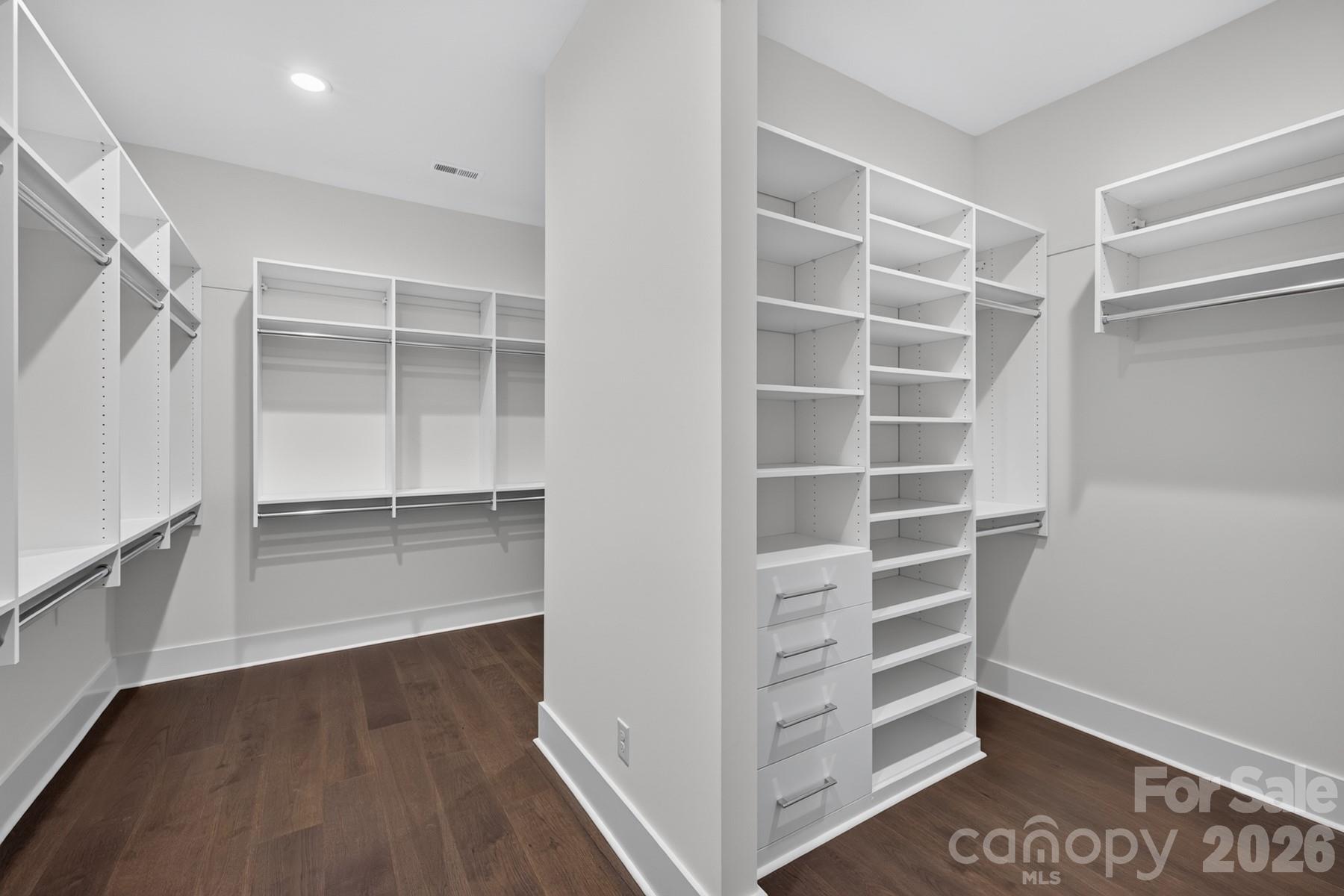 Luxury primary closet - 128 Willow View Loop, Davidson
